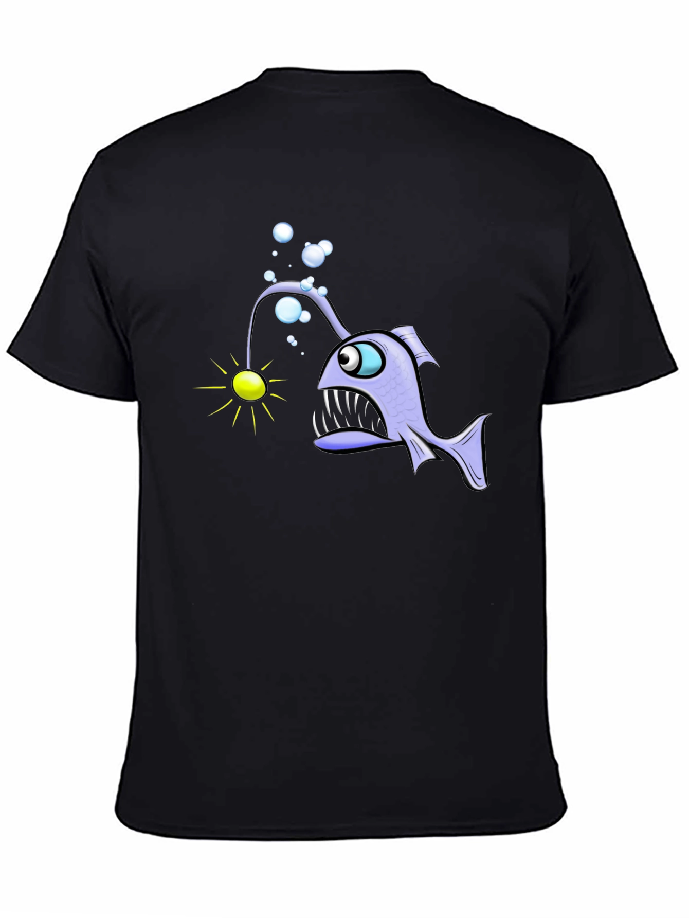 Angler Fish Graphic T-Shirt - Unique Design