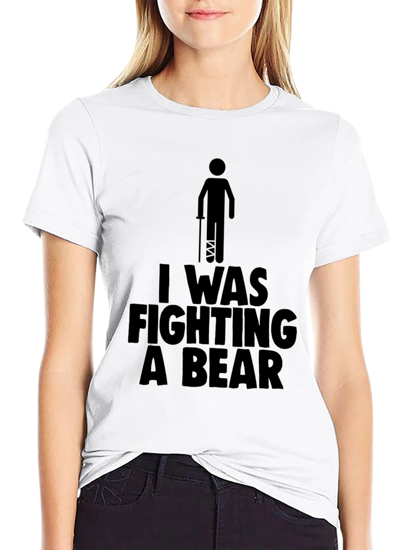 I Was Fighting A Bear Graphic Tee