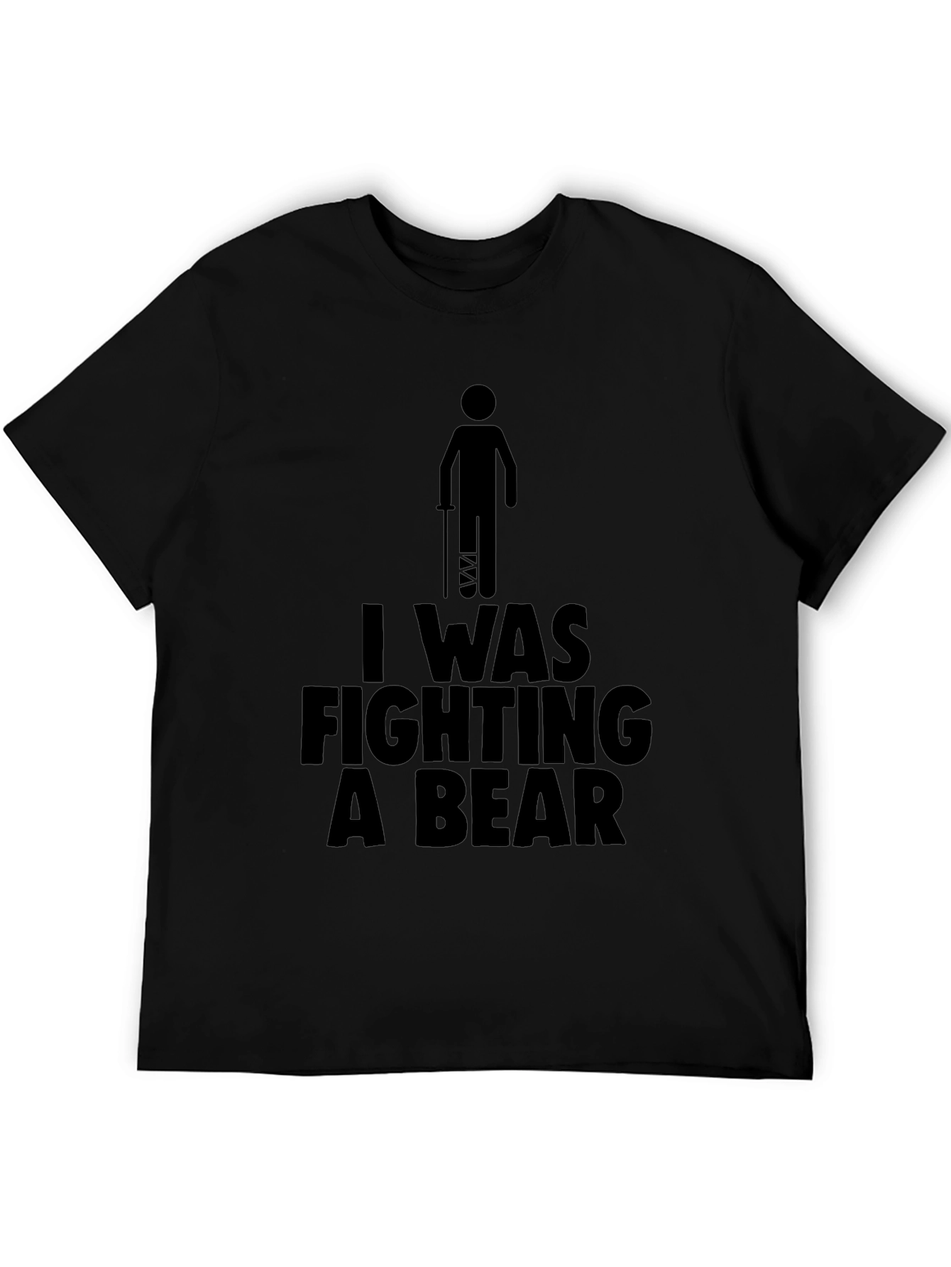 I Was Fighting A Bear Graphic Tee
