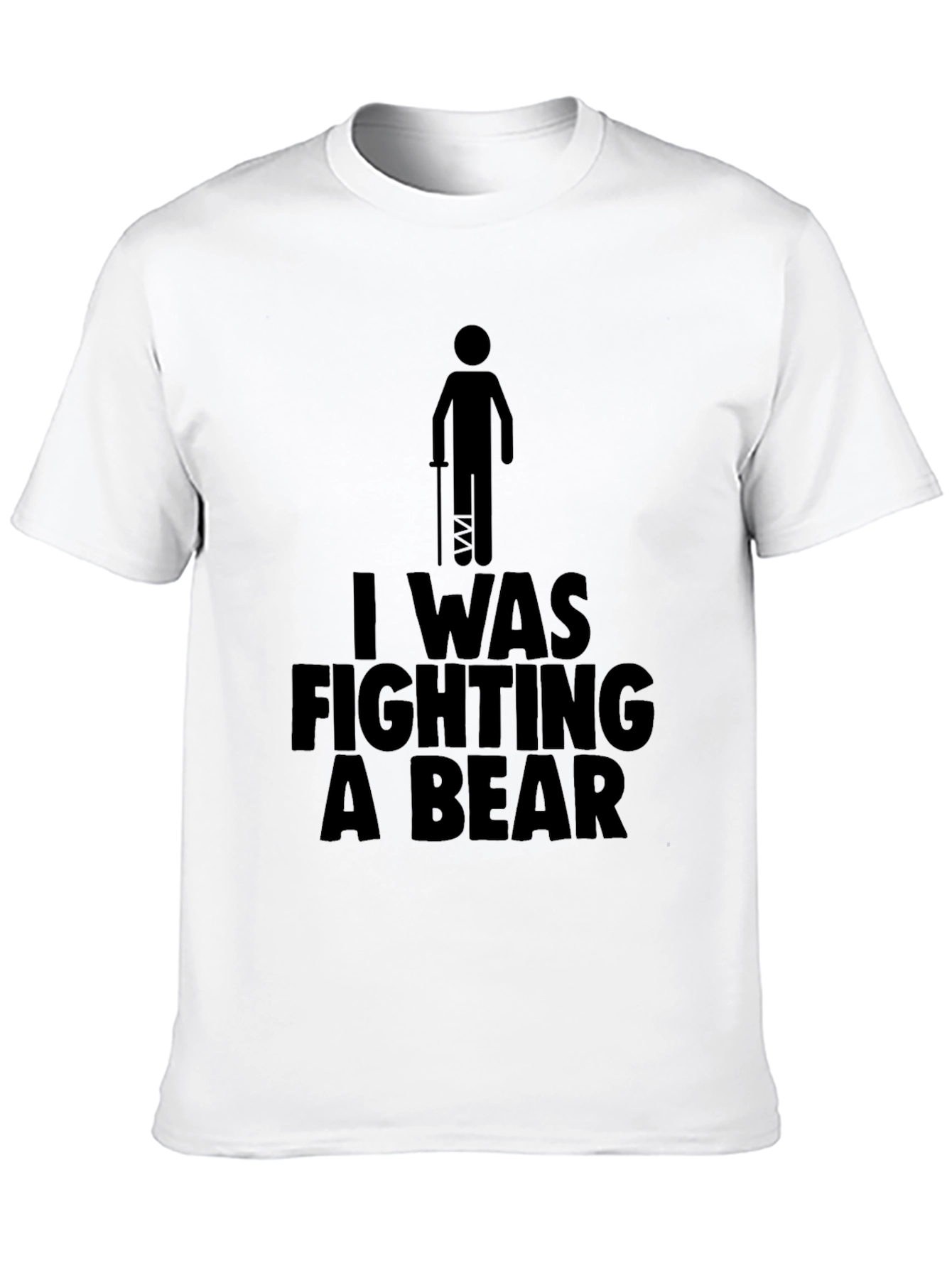 I Was Fighting A Bear Graphic Tee