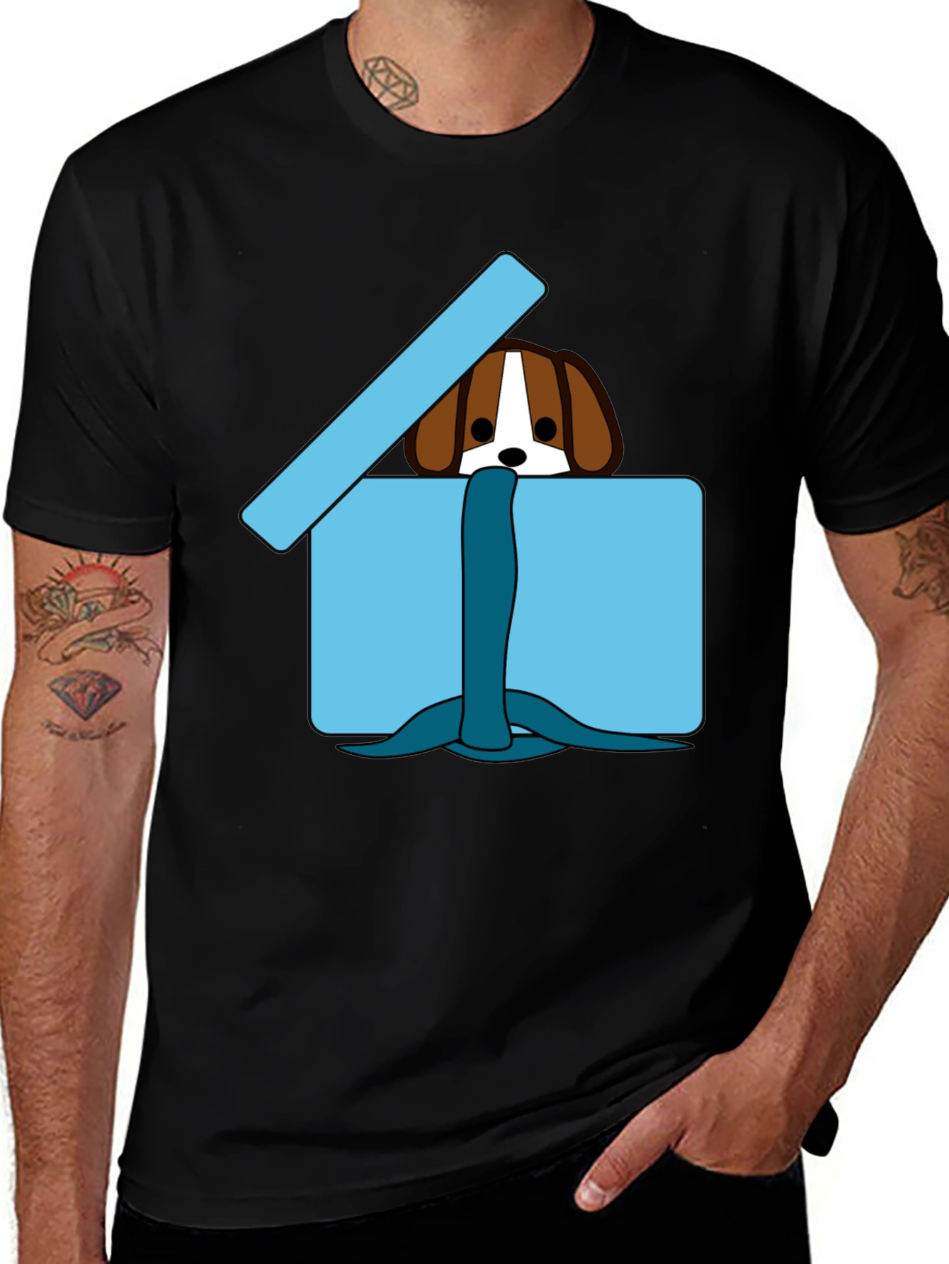 Dog in a Box Graphic Tee