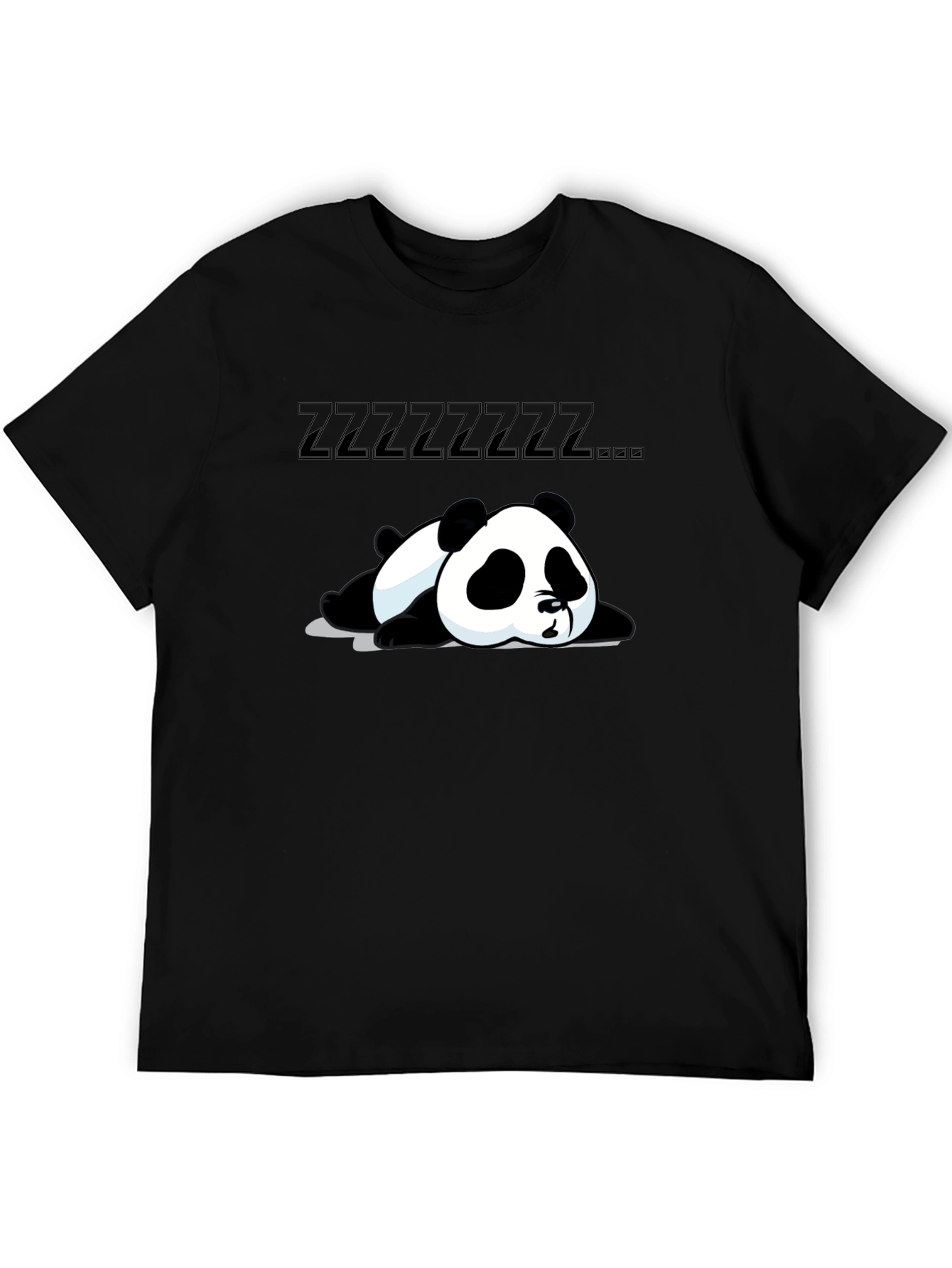 Sleeping Panda Graphic Tee - Lazy Days Style