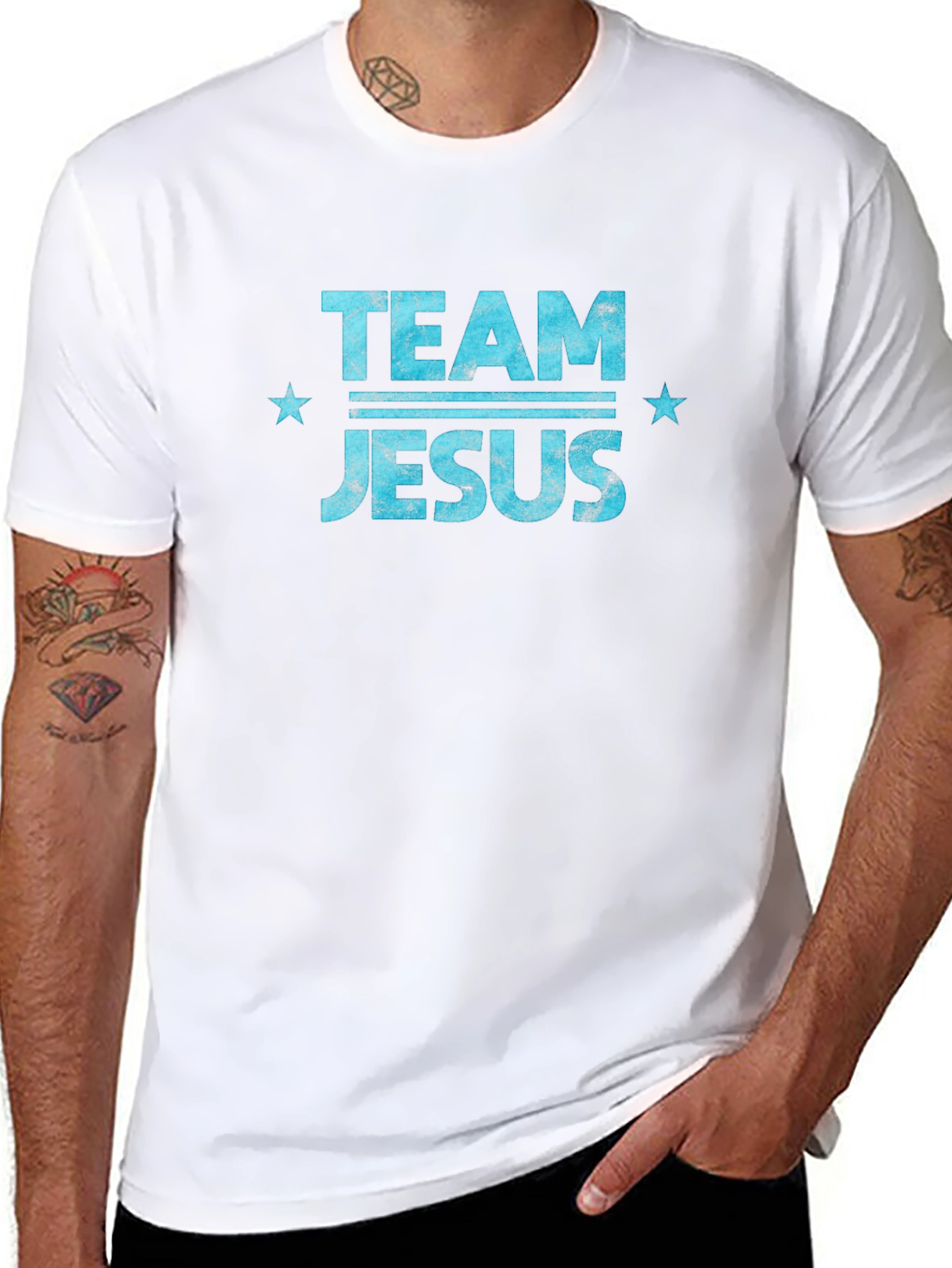 Team Jesus Graphic Tee - Trendy Christian Apparel