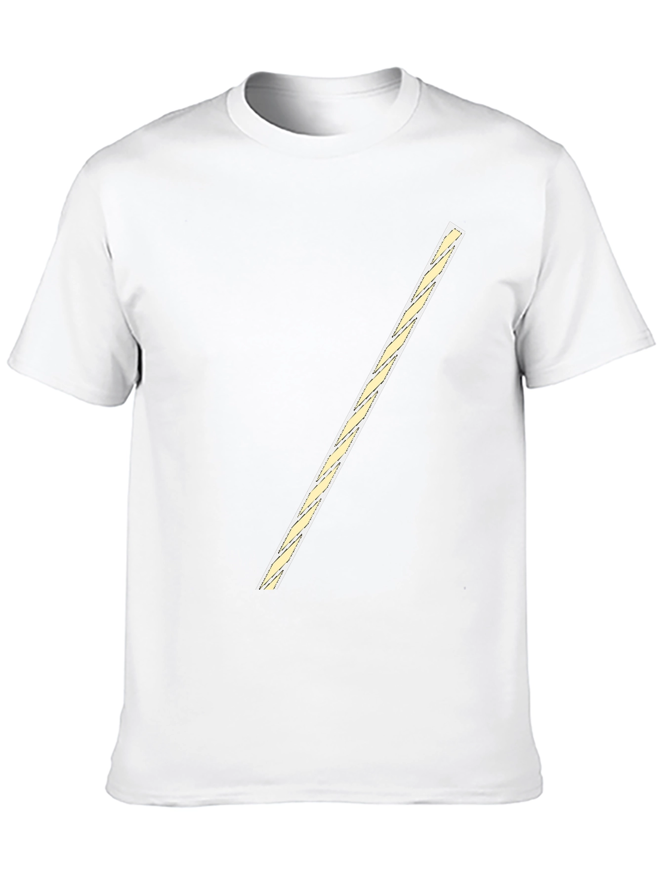 Mens Solid Black Crew Neck Short Sleeve T-Shirt