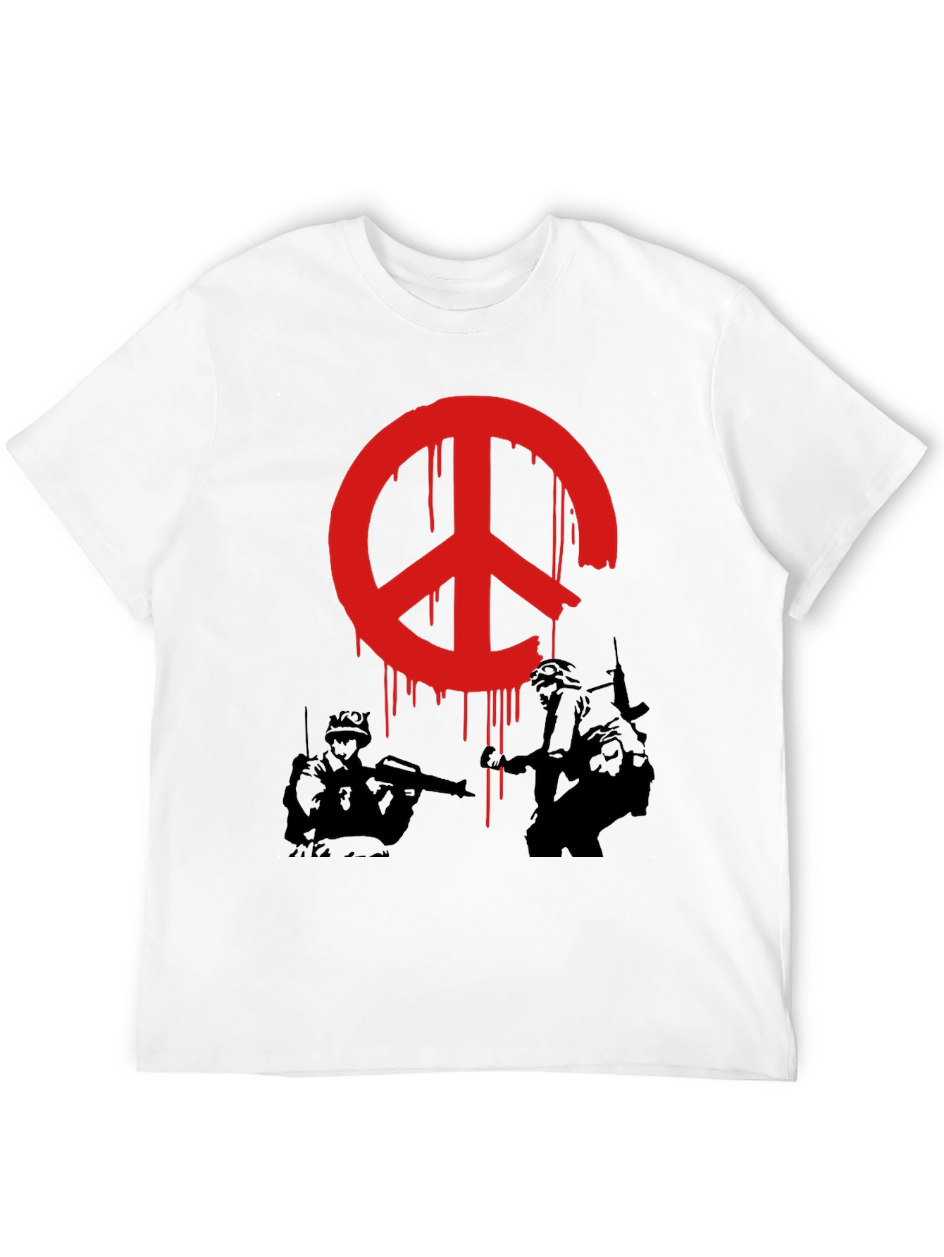 Peace Sign Graphic T-Shirt - Stylish and Bold