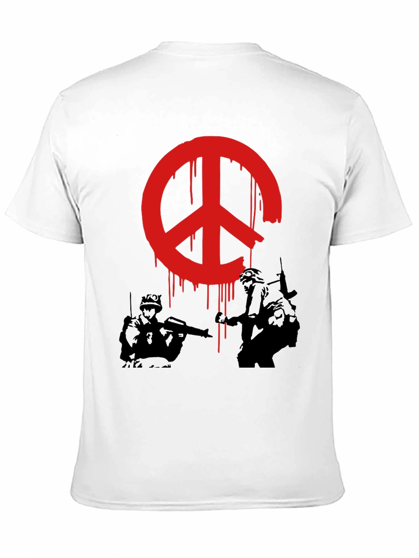 Peace Sign Graphic T-Shirt - Stylish and Bold