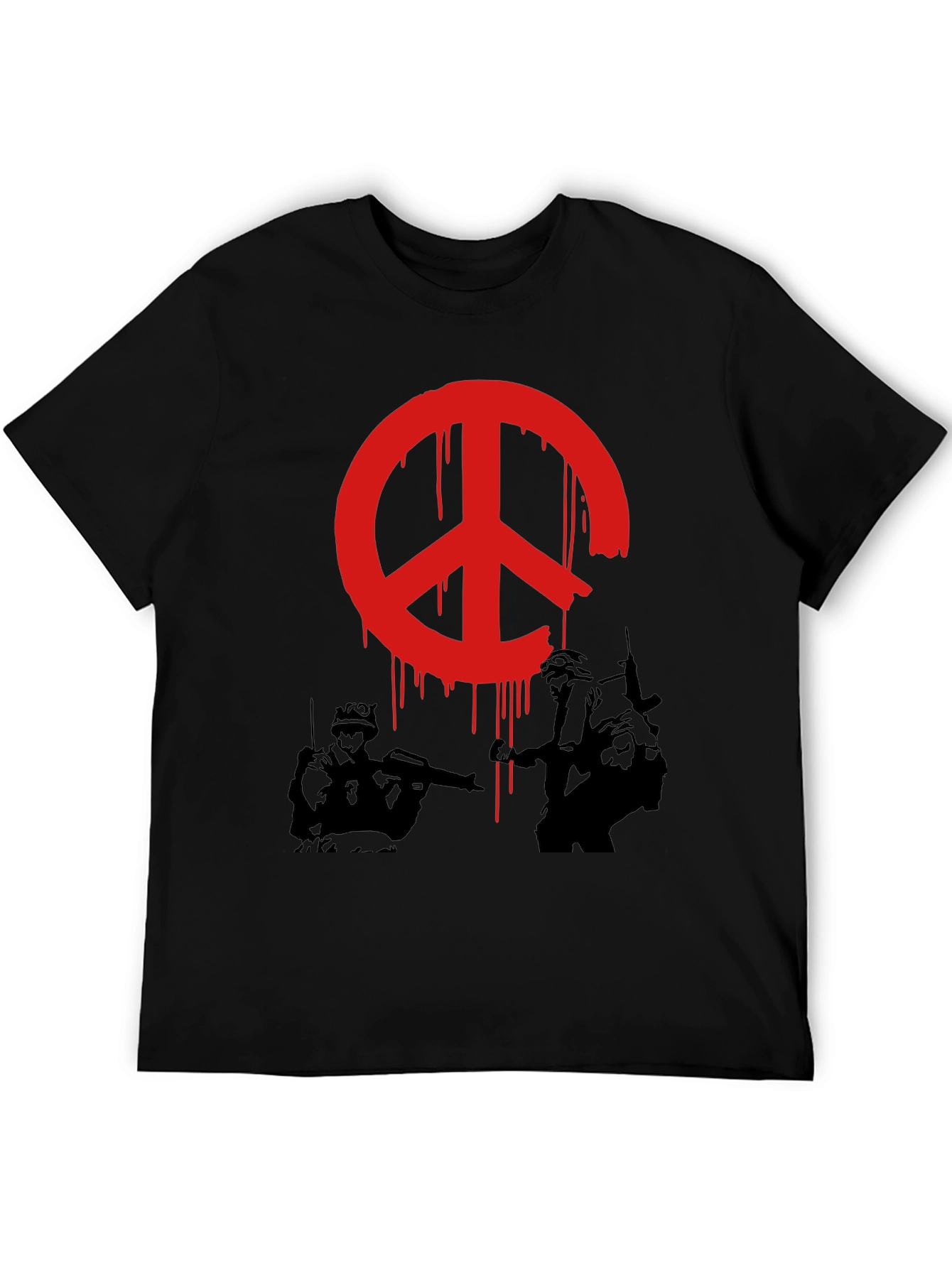 Peace Sign Graphic T-Shirt - Stylish and Bold