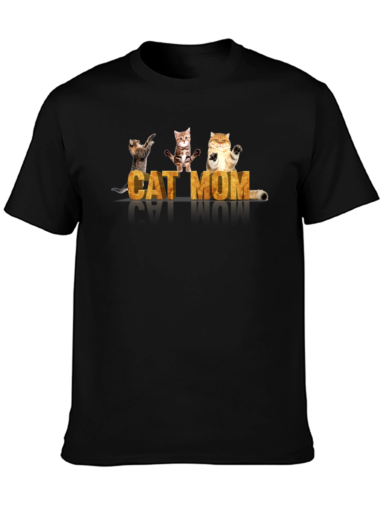 Funny Cat Mom T-Shirt -  Cute Kitten Design