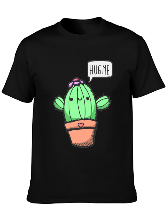 Hug Me Cactus T-Shirt - Cute & Comfy Tee