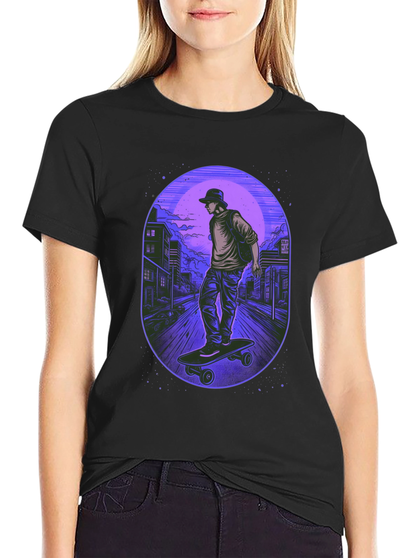Skateboarder Graphic Tee - Urban Style