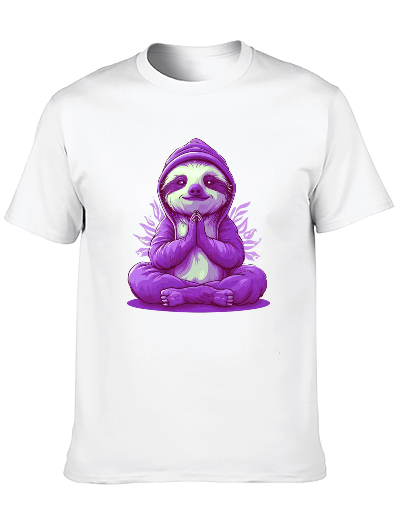 Meditating Sloth Graphic Tee - Relaxed Fit