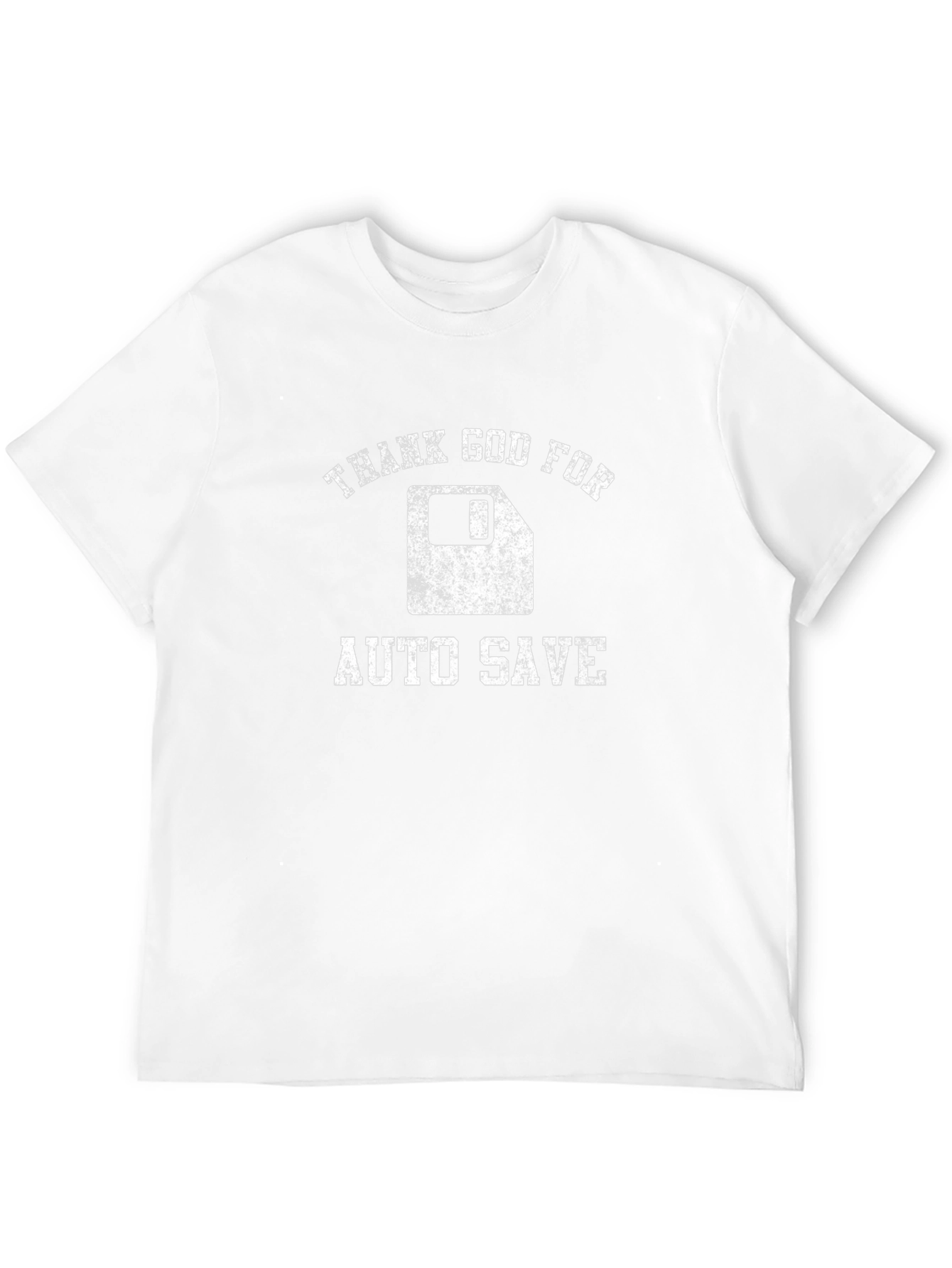 Thank God for Auto Save Black Graphic Tee