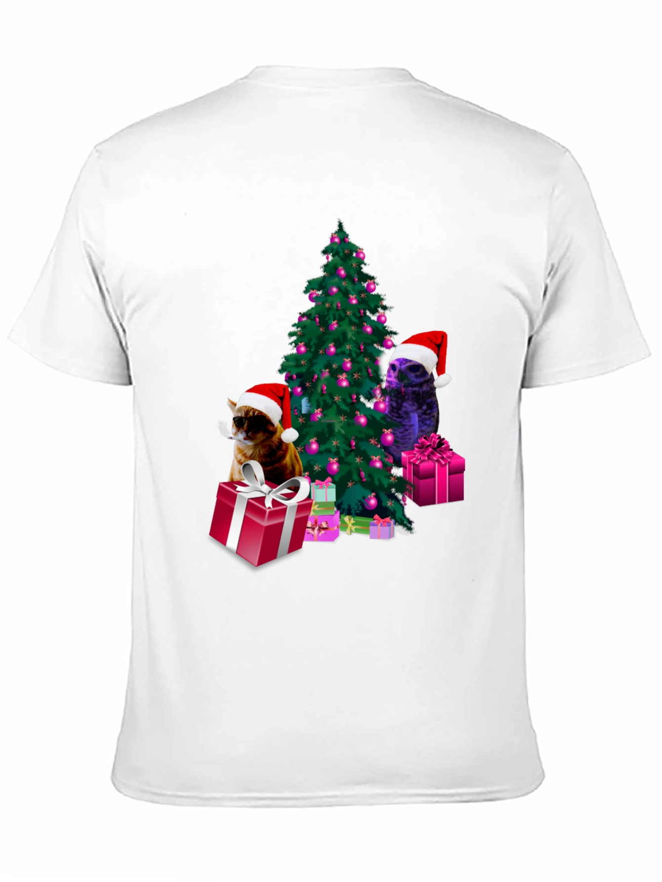 Festive Christmas Cats T-Shirt