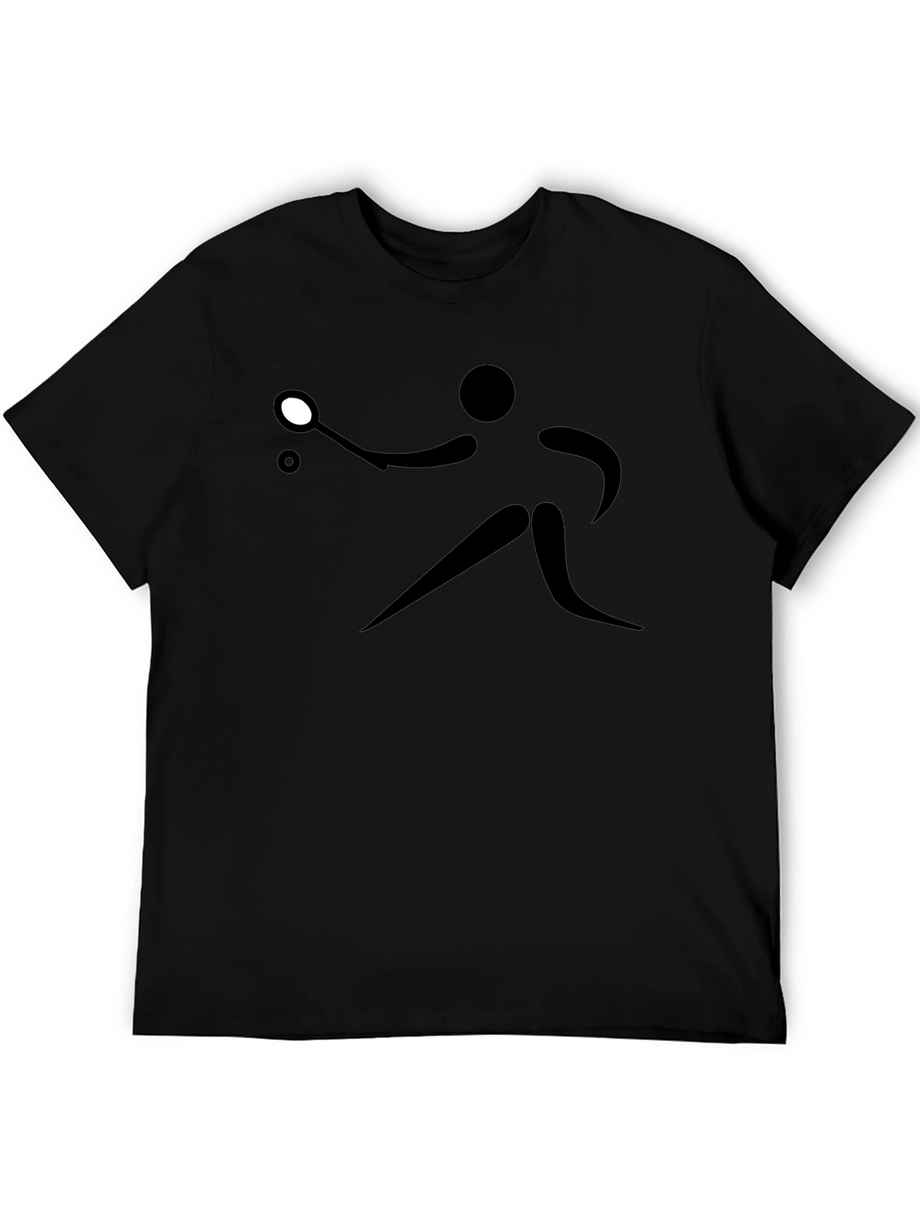 Black Table Tennis T-Shirt