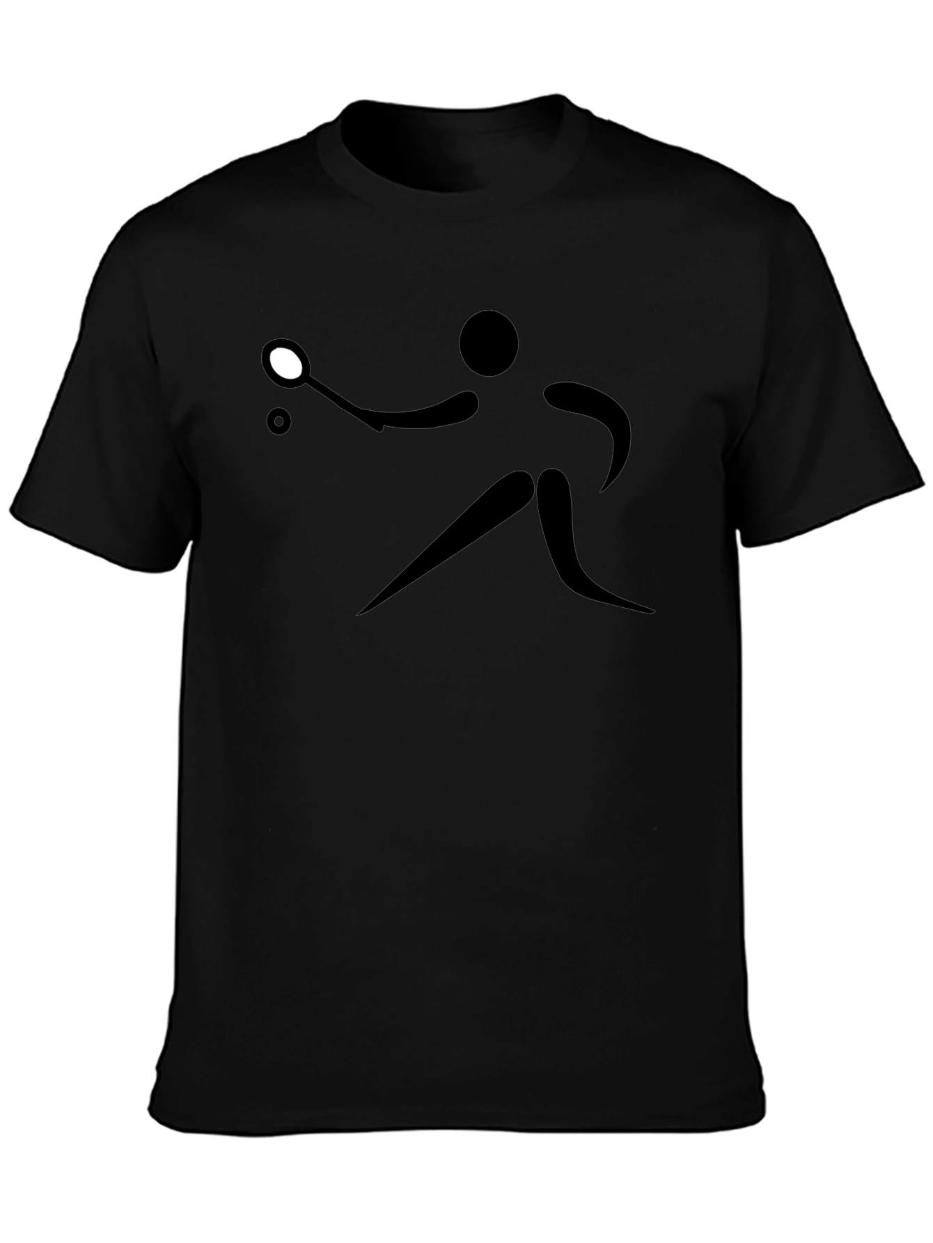 Black Table Tennis T-Shirt