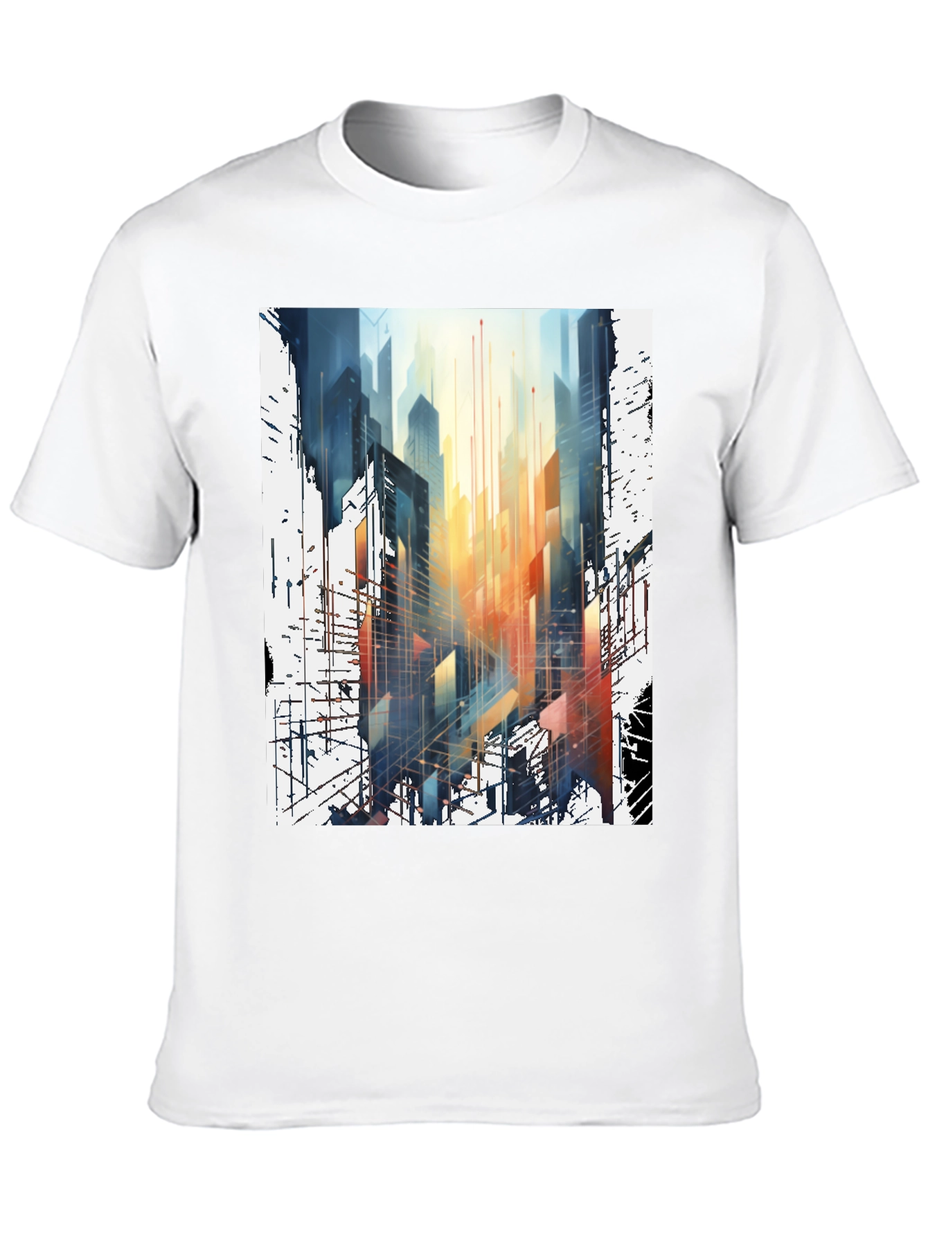 Urban Inkscape Tee - Cityscape Art Shirt