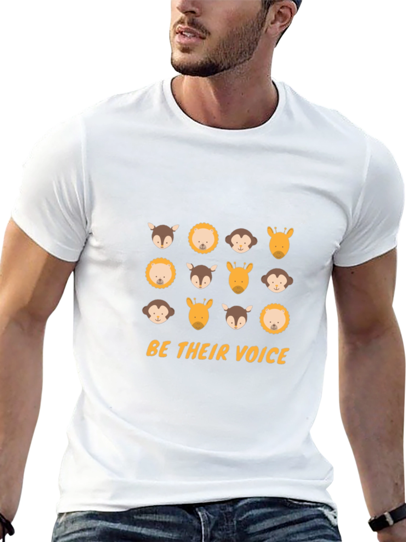 Be Their Voice Animal Faces T-Shirt