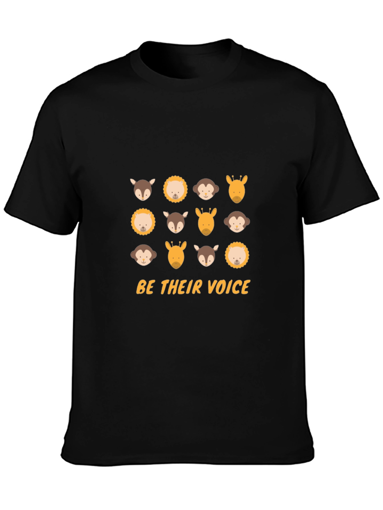 Be Their Voice Animal Faces T-Shirt