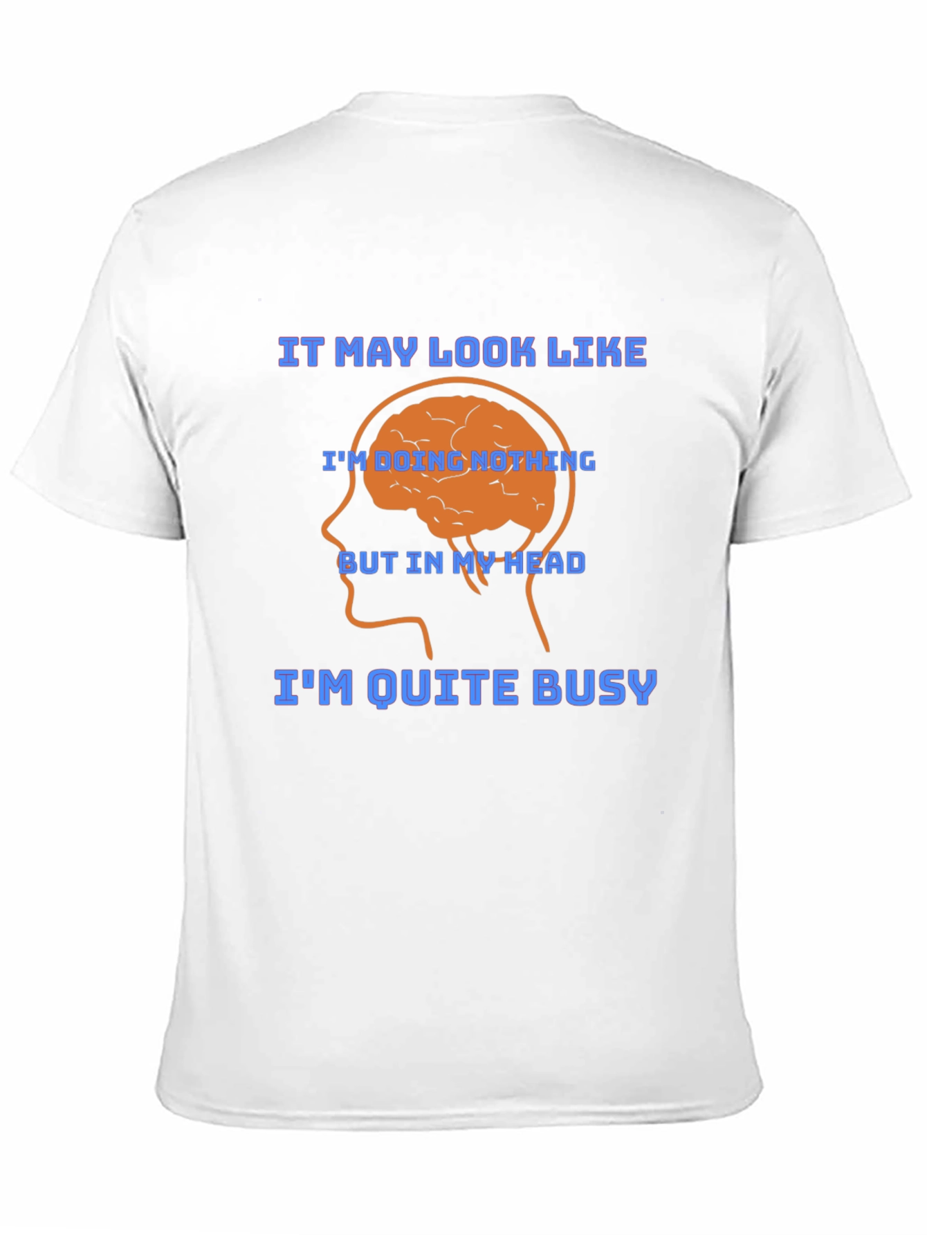 Brainy Thoughtful Funny Graphic T-Shirt