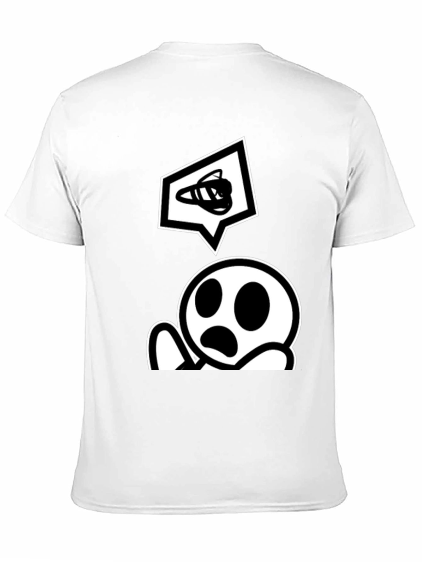 Cartoon Graphic T-Shirt - Classic Black Tee