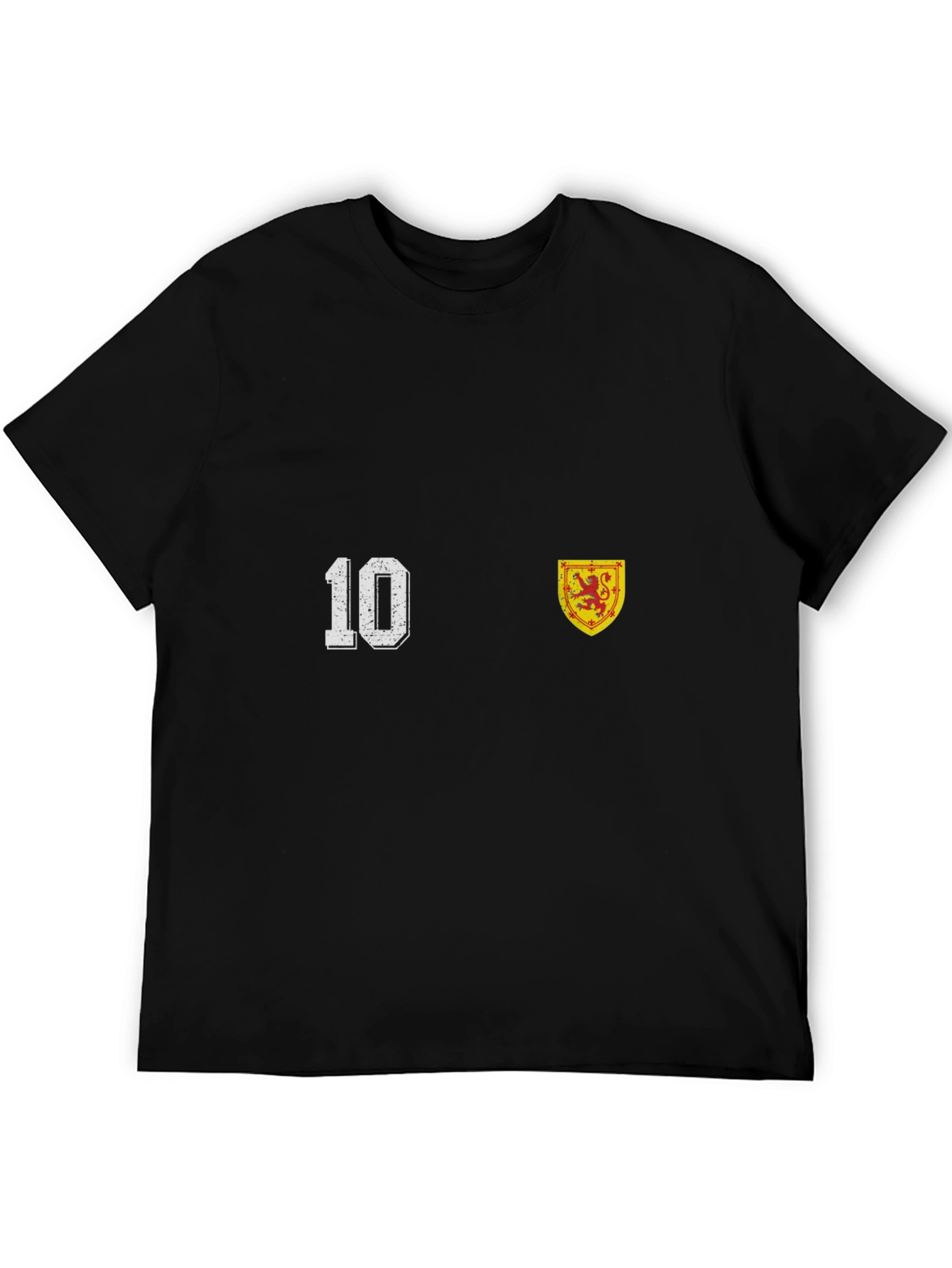 Scotland Football Jersey T-Shirt Number 10
