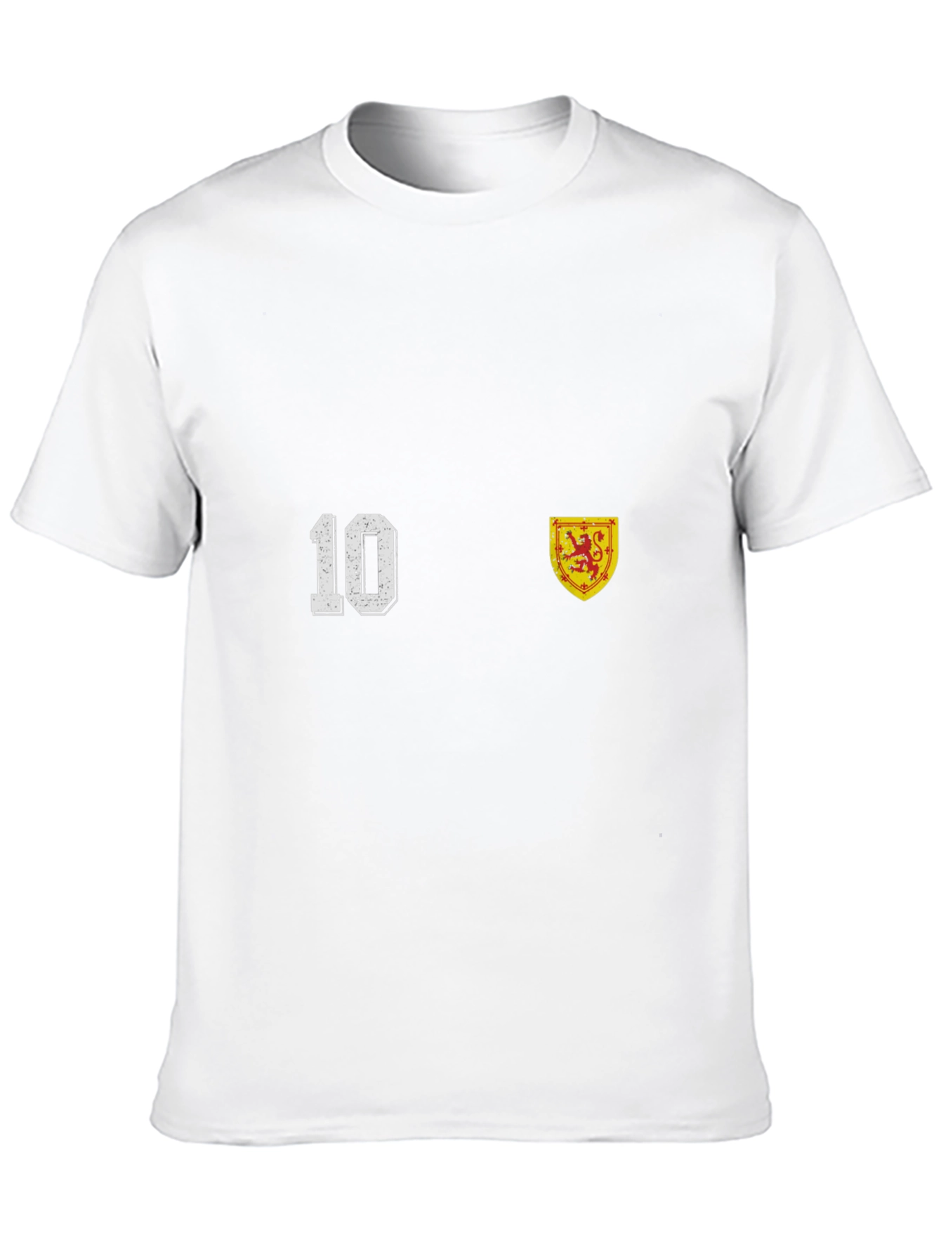 Scotland Football Jersey T-Shirt Number 10
