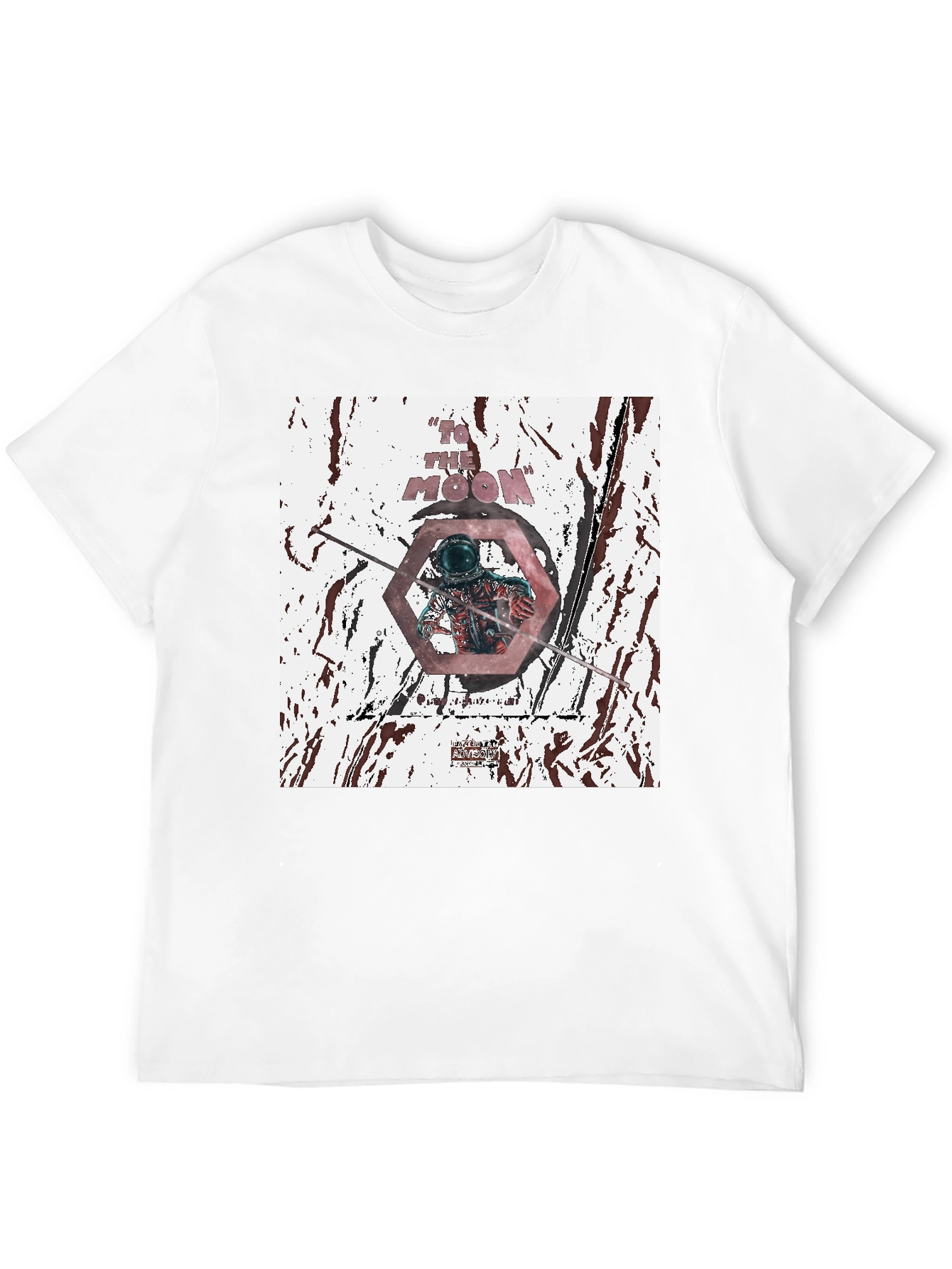 To The Moon Graphic Tee - Black