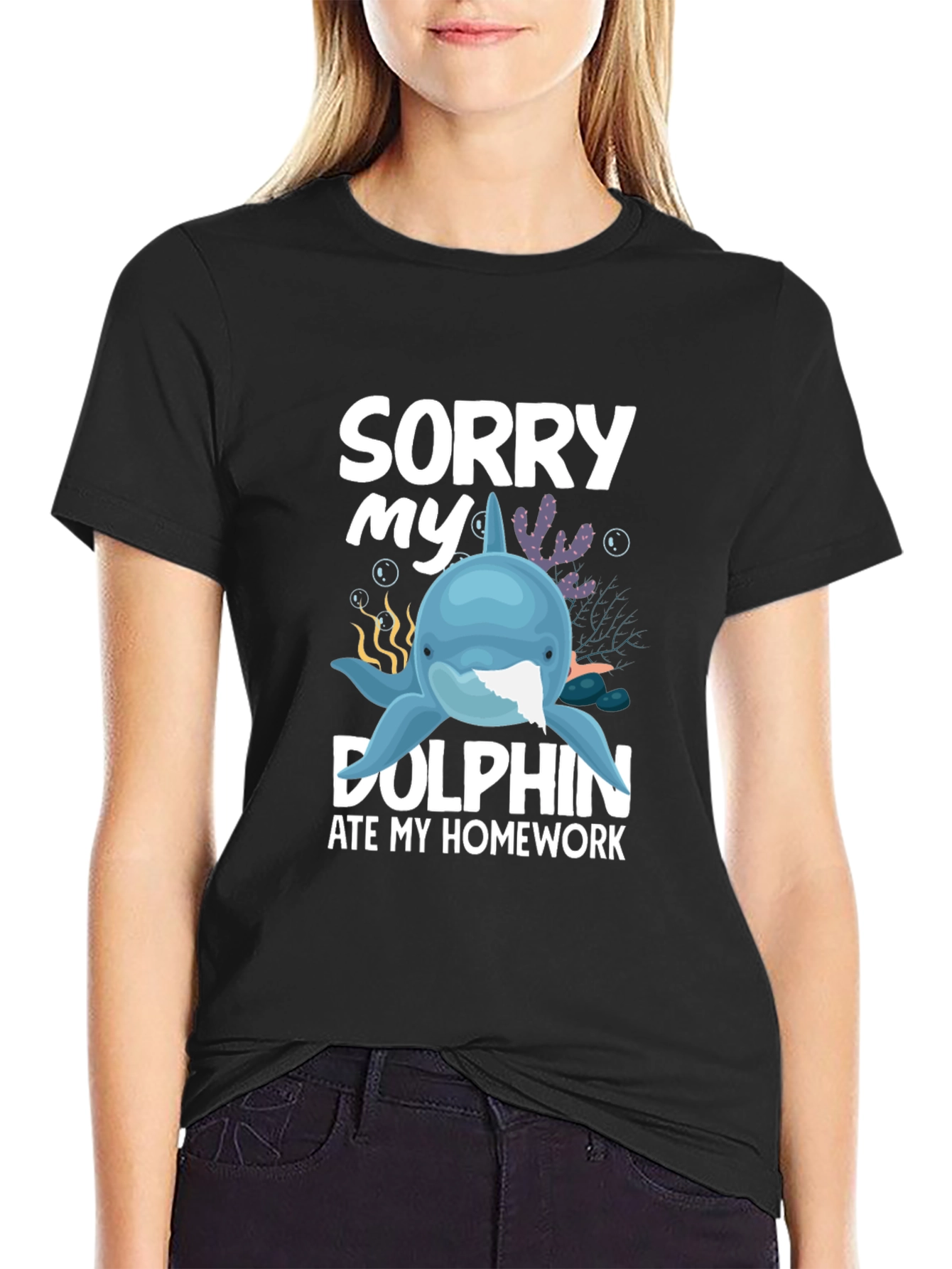 Sorry My Dolphin Ate My Homework T-Shirt