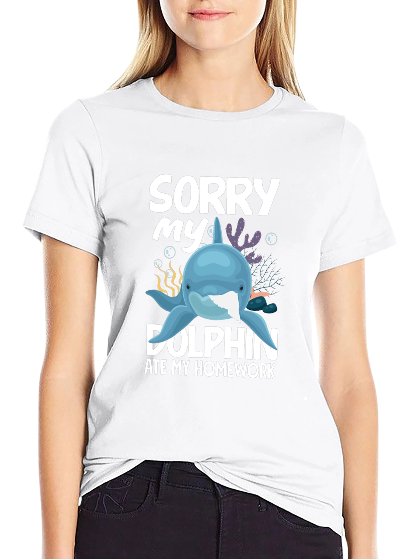 Sorry My Dolphin Ate My Homework T-Shirt