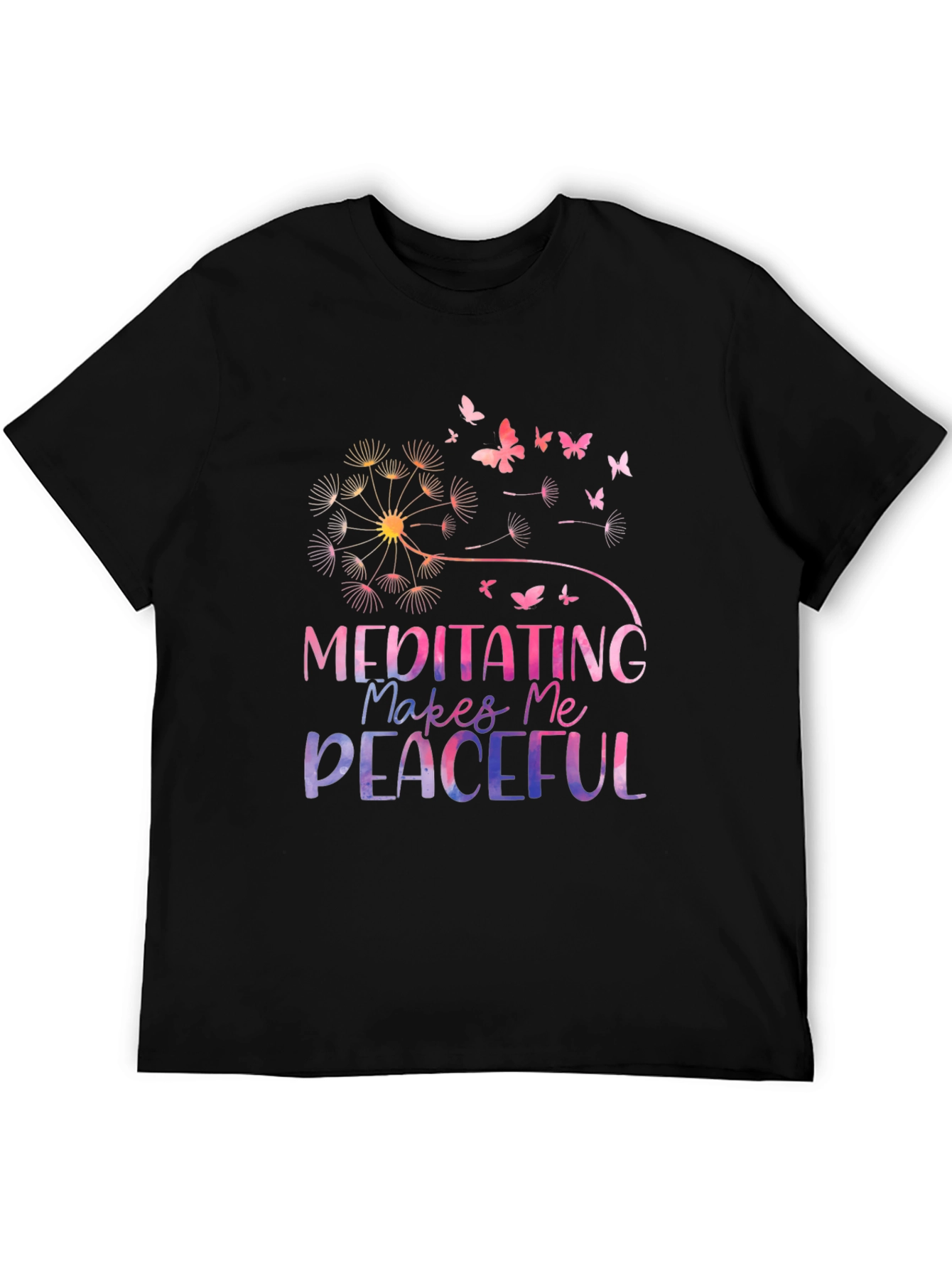 Meditating Makes Me Peaceful T-Shirt