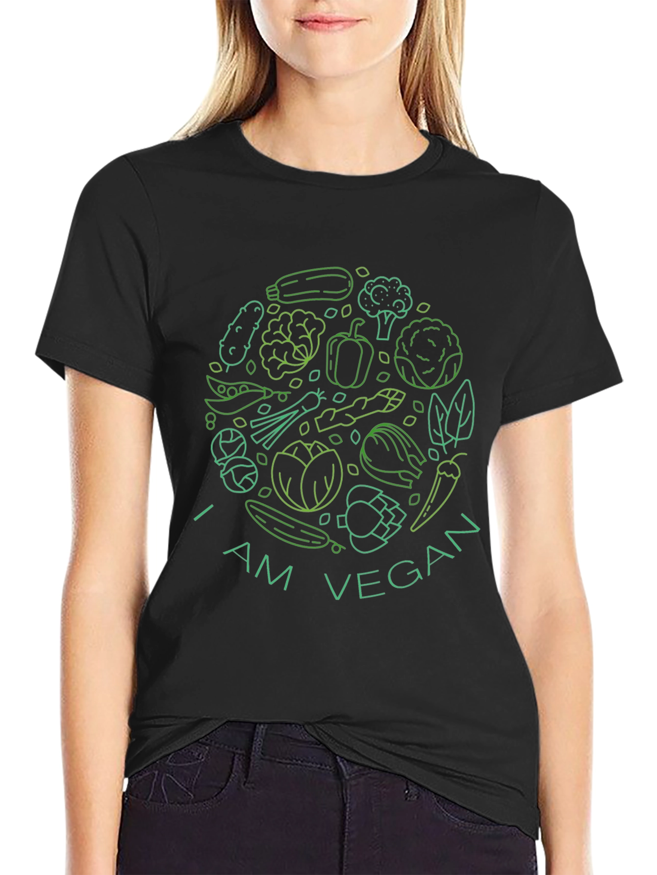 I am Vegan Graphic Tee