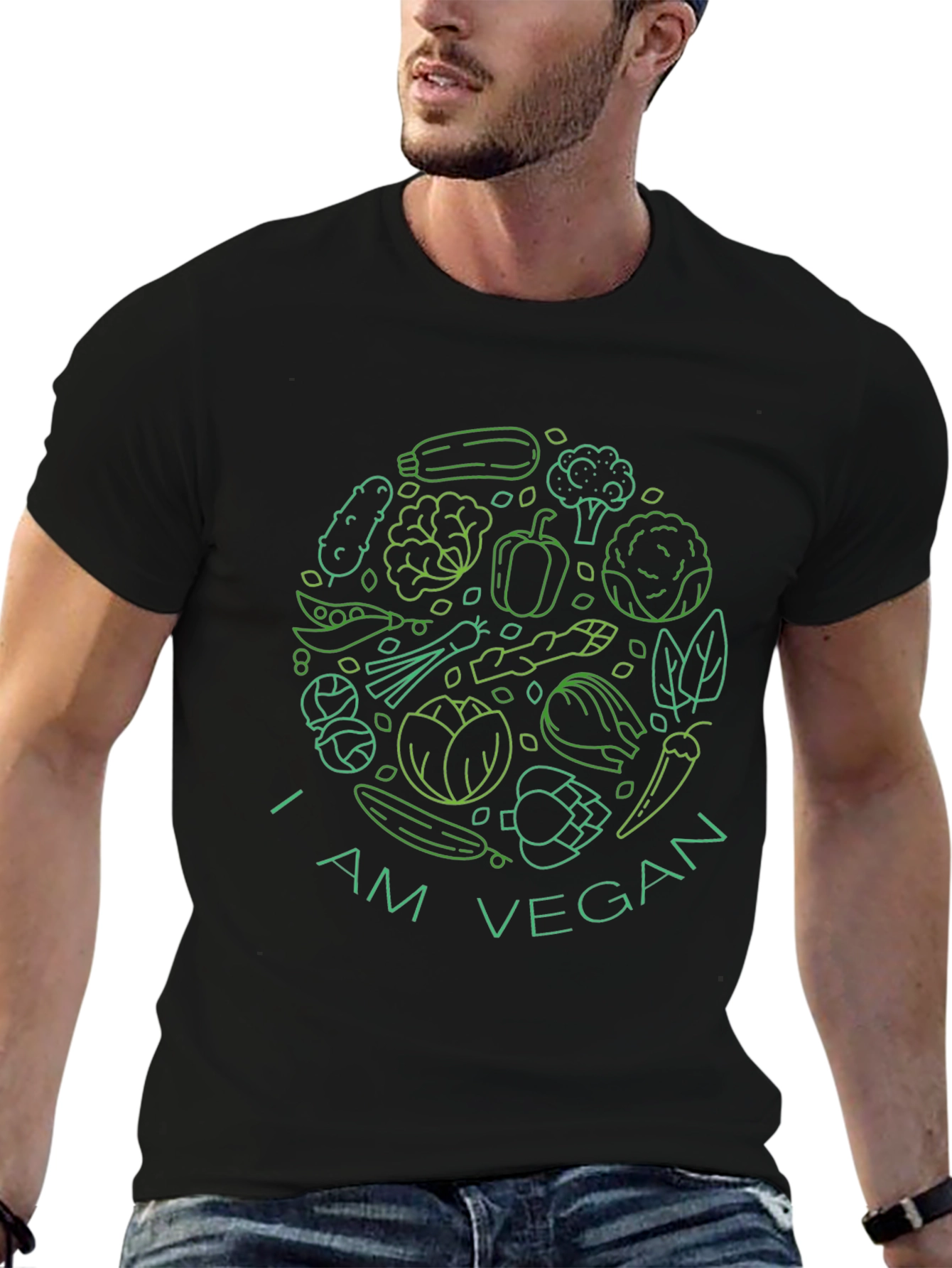 I am Vegan Graphic Tee