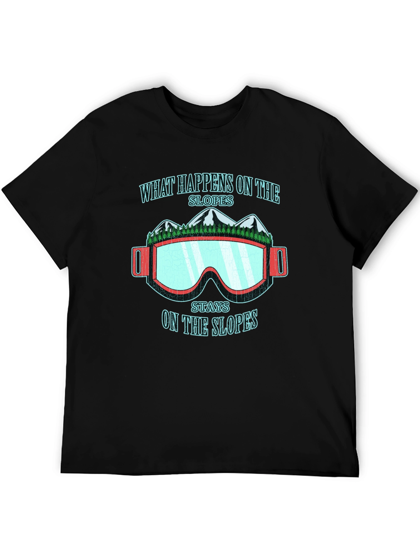 What Happens On The Slopes Graphic T-Shirt