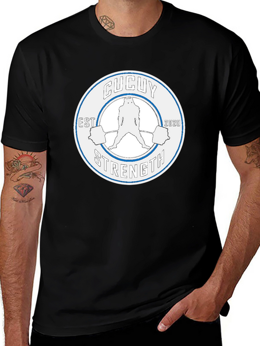 Cucuy Strength Black Graphic T-Shirt