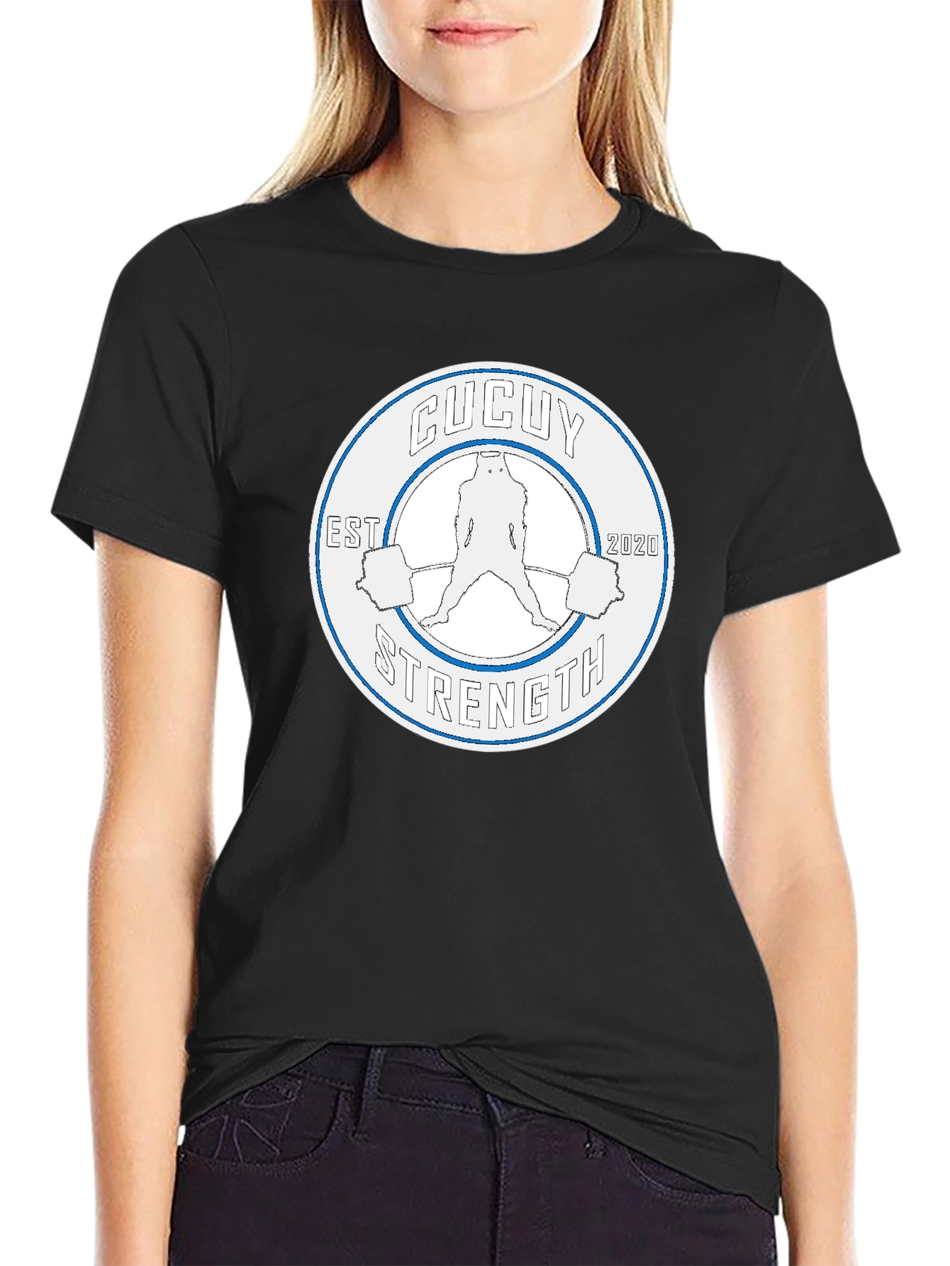 Cucuy Strength Black Graphic T-Shirt