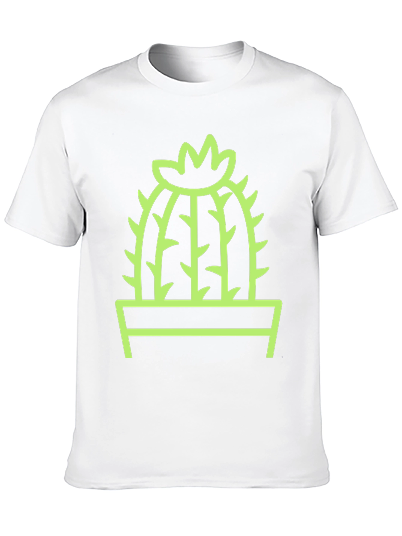 Cactus Graphic Tee - Modern Plant Lover Style