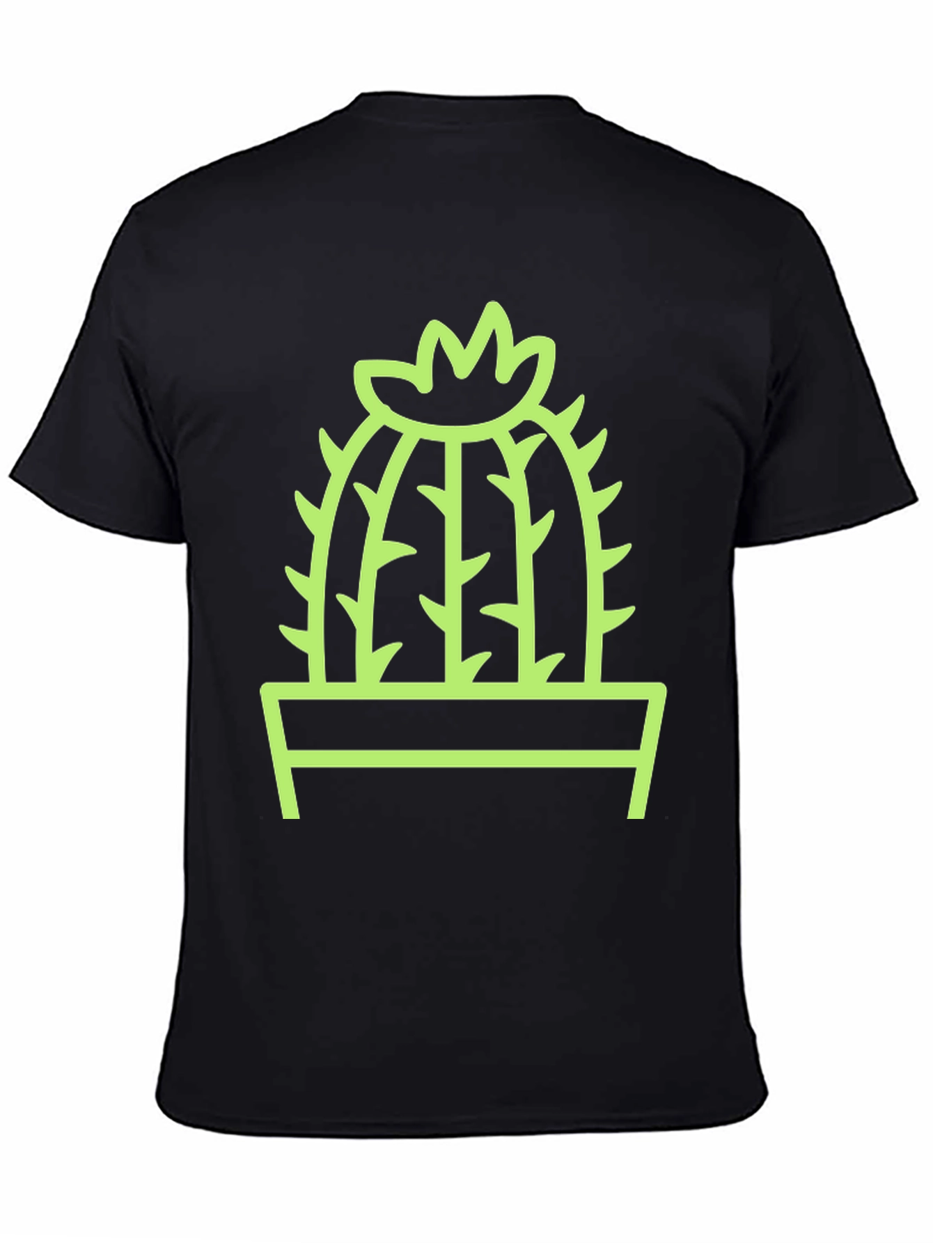 Cactus Graphic Tee - Modern Plant Lover Style