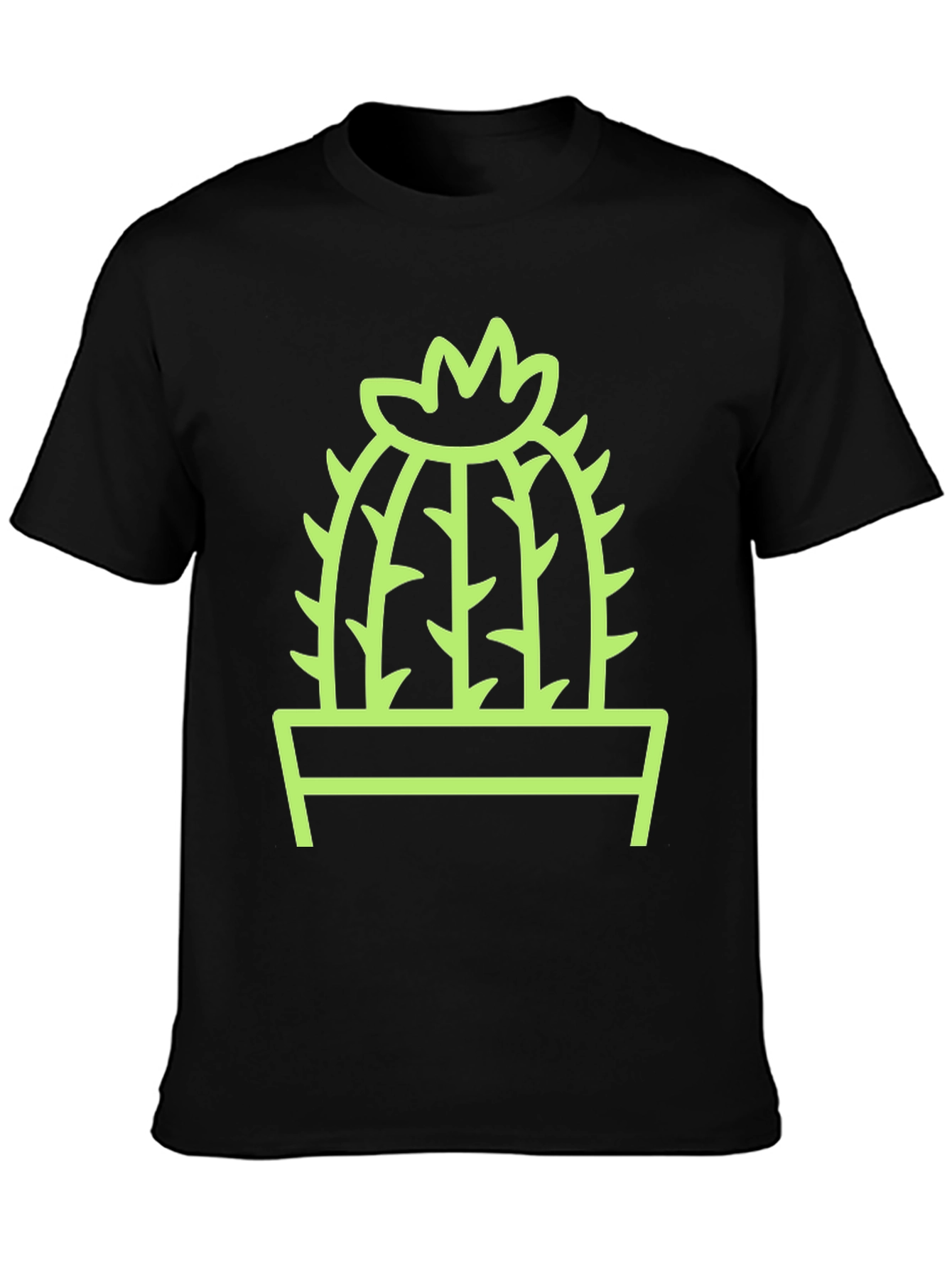 Cactus Graphic Tee - Modern Plant Lover Style