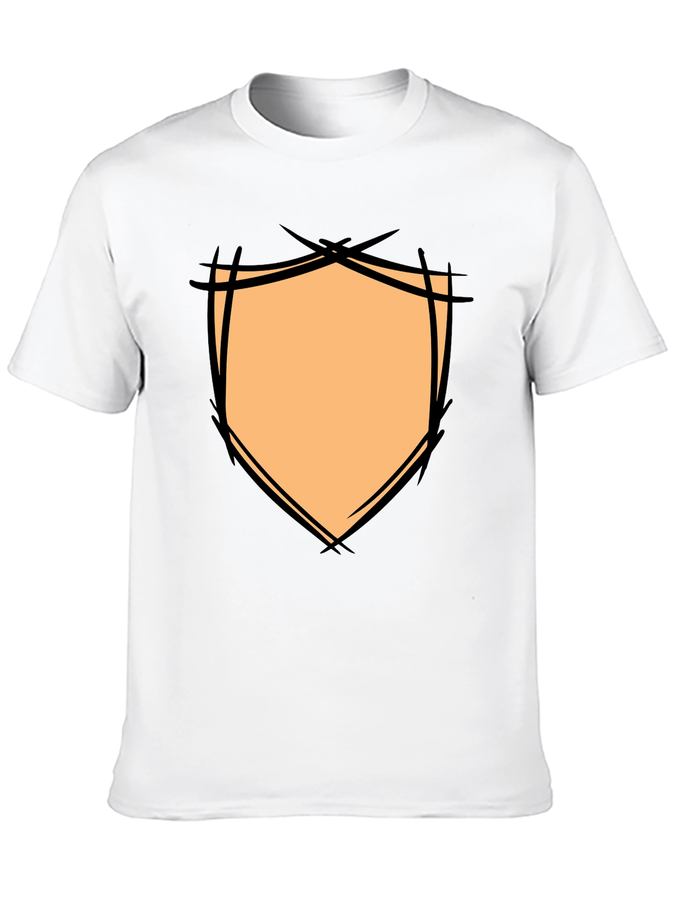 Graphic Shield Tee - Modern Black T-Shirt