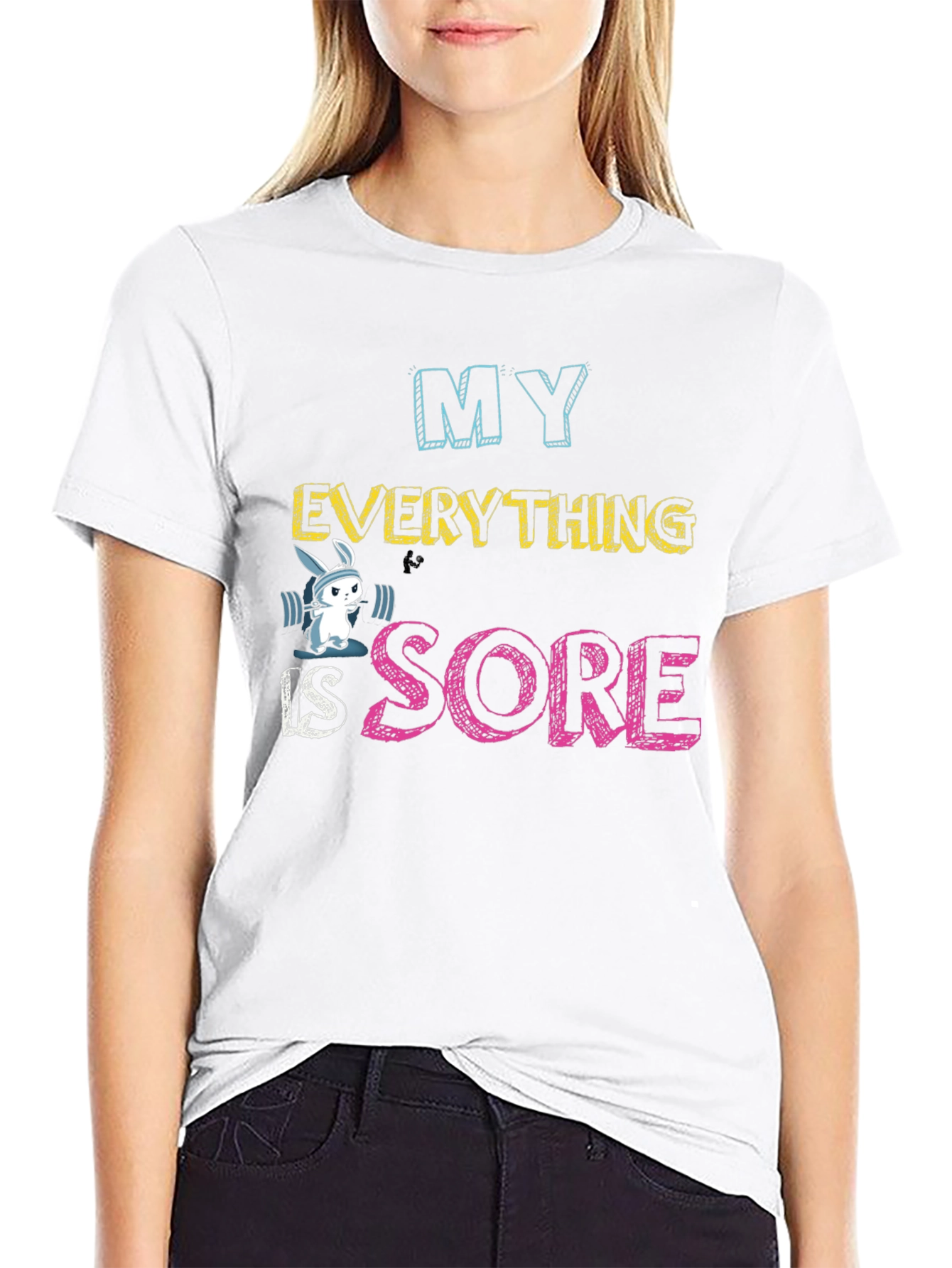 My Everything is Sore Funny Workout Tee