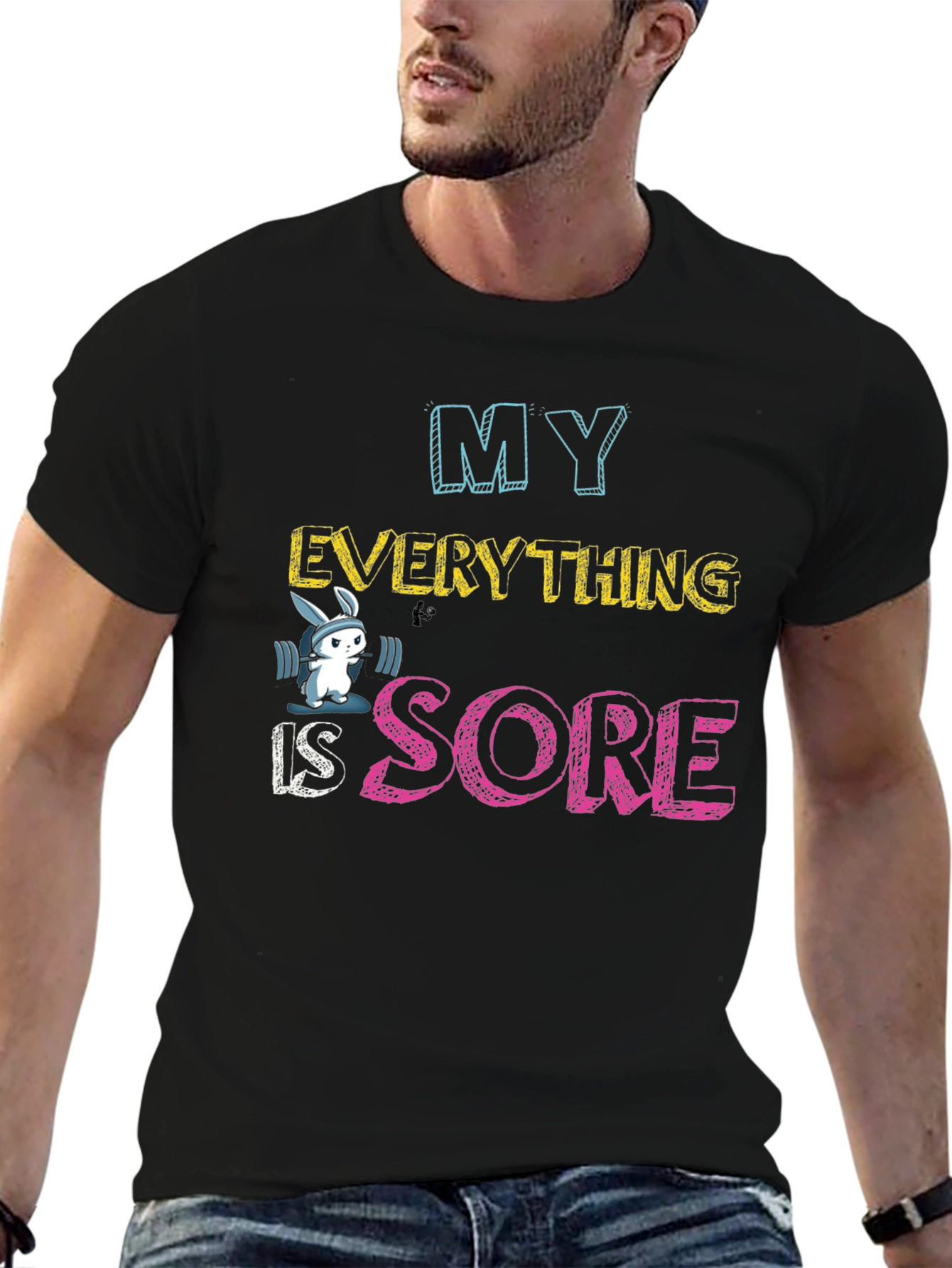 My Everything is Sore Funny Workout Tee