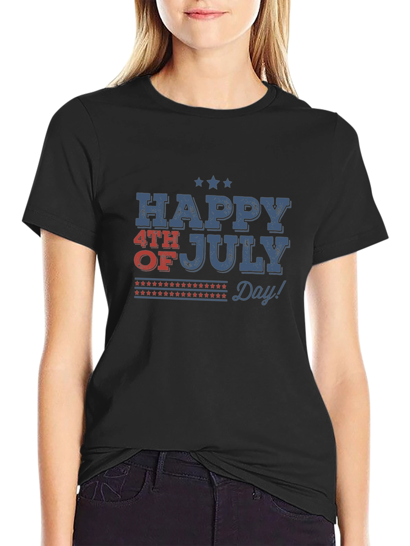 Happy 4th of July Patriotic Graphic T-Shirt