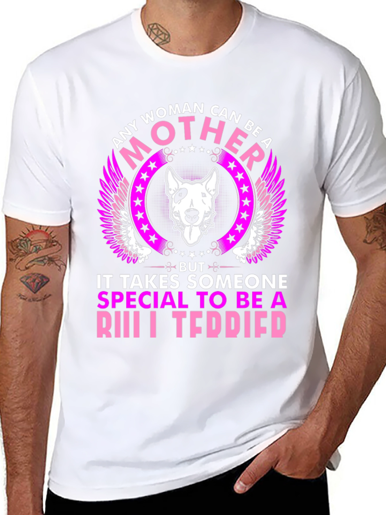 Bull Terrier Mom T-Shirt - Special Mother Design