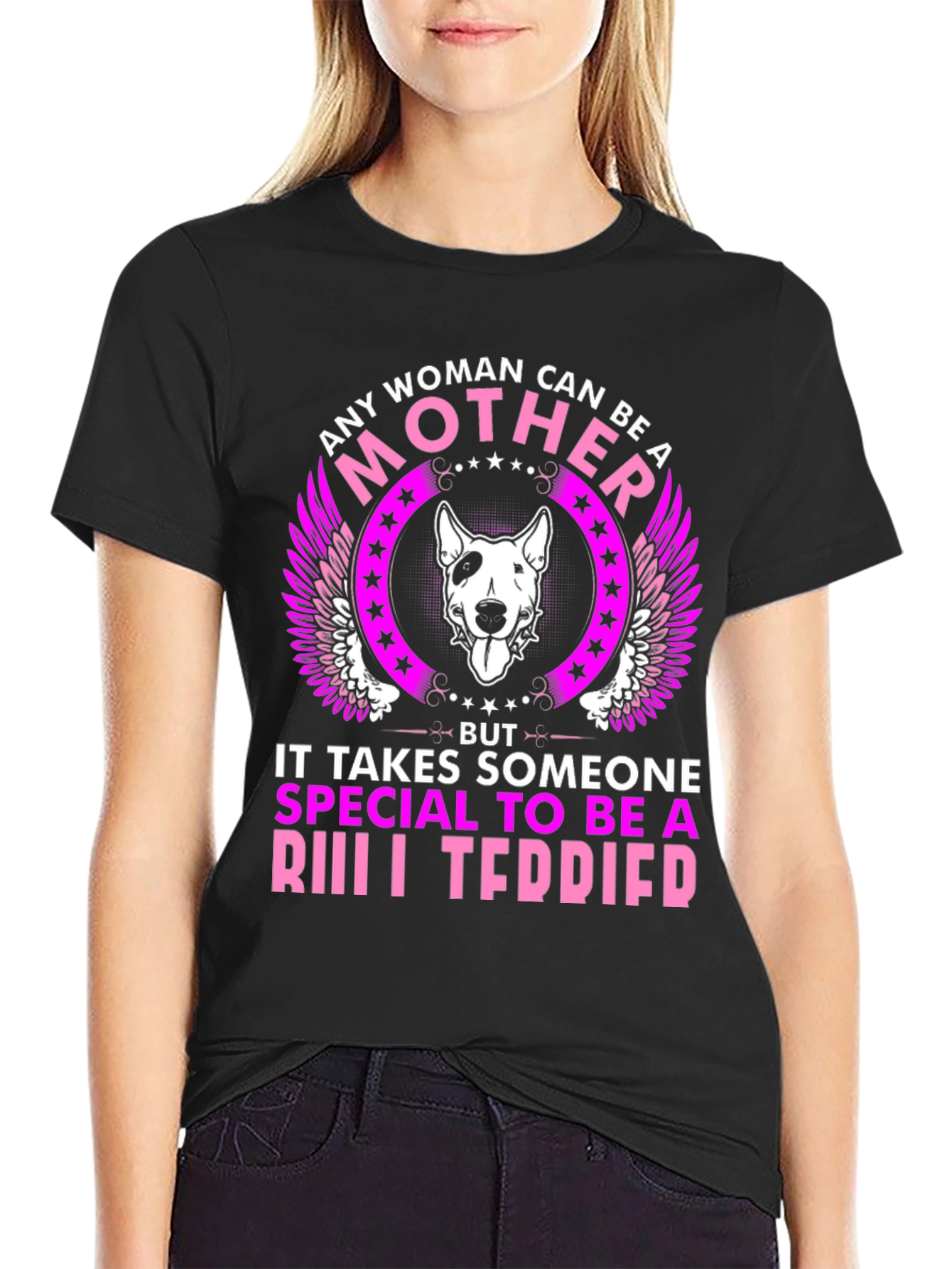 Bull Terrier Mom T-Shirt - Special Mother Design