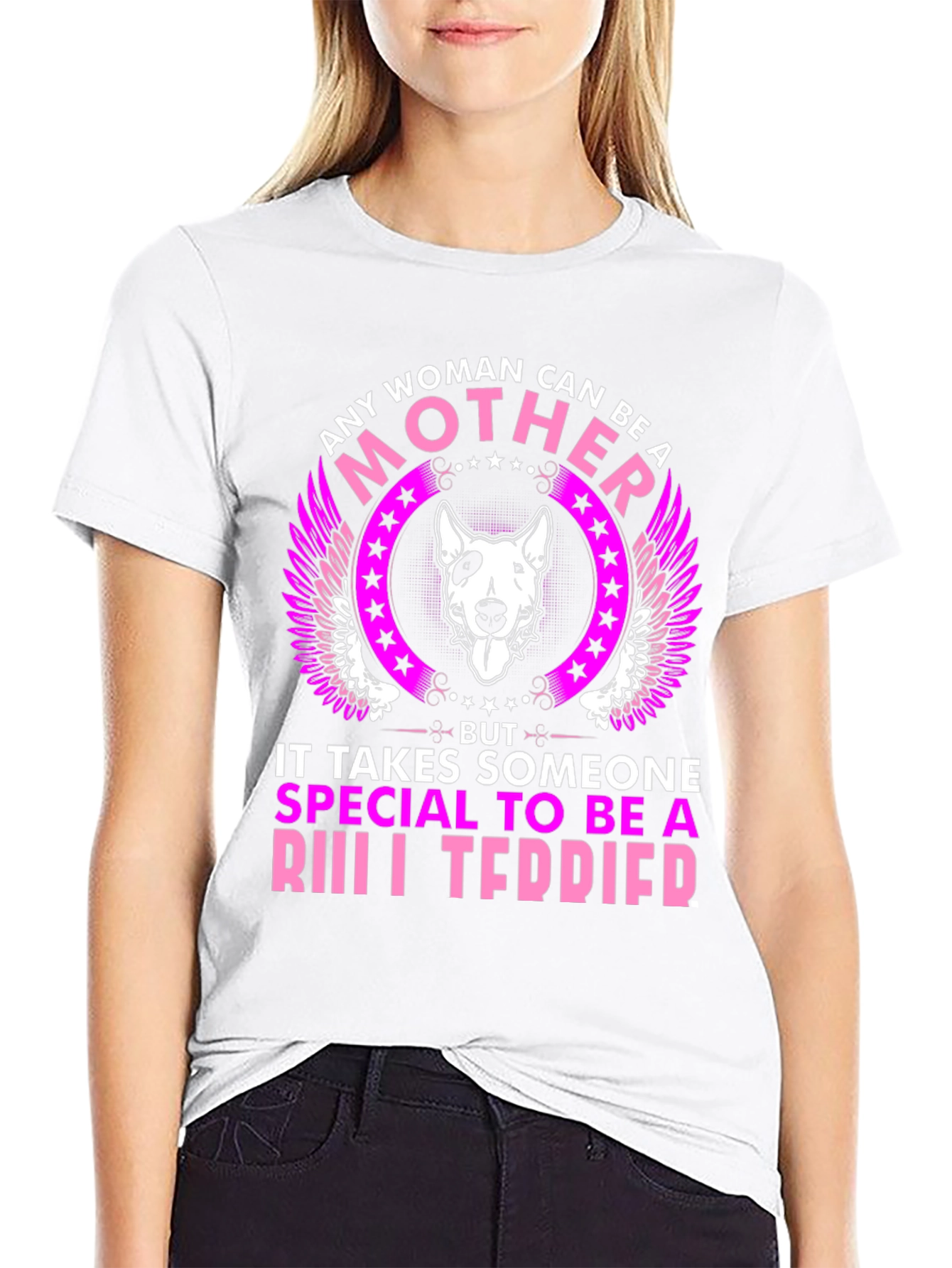 Bull Terrier Mom T-Shirt - Special Mother Design