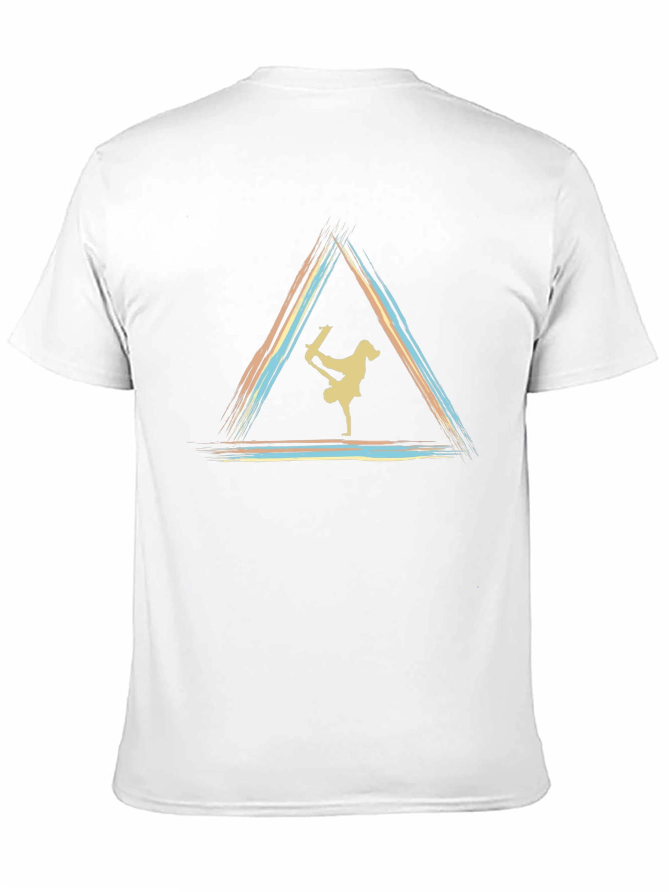 Skateboarding Triangle Graphic Tee