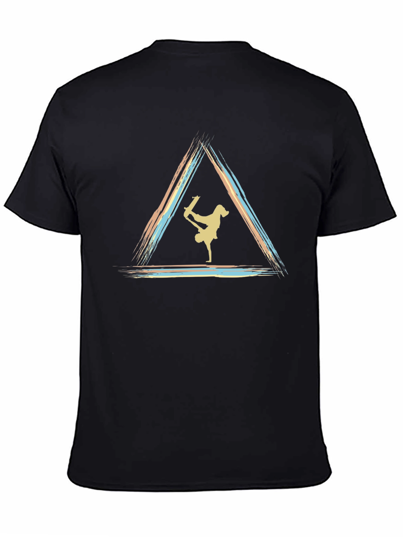 Skateboarding Triangle Graphic Tee