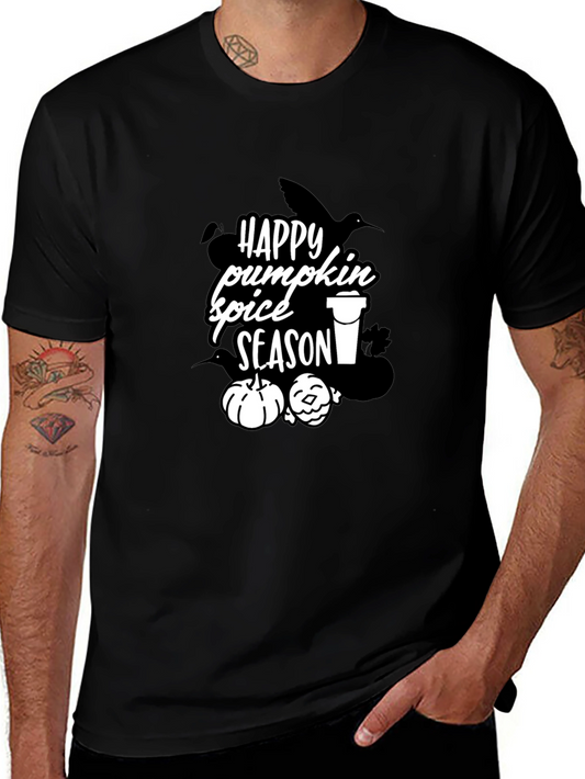 Happy Pumpkin Spice Season Graphic T-Shirt