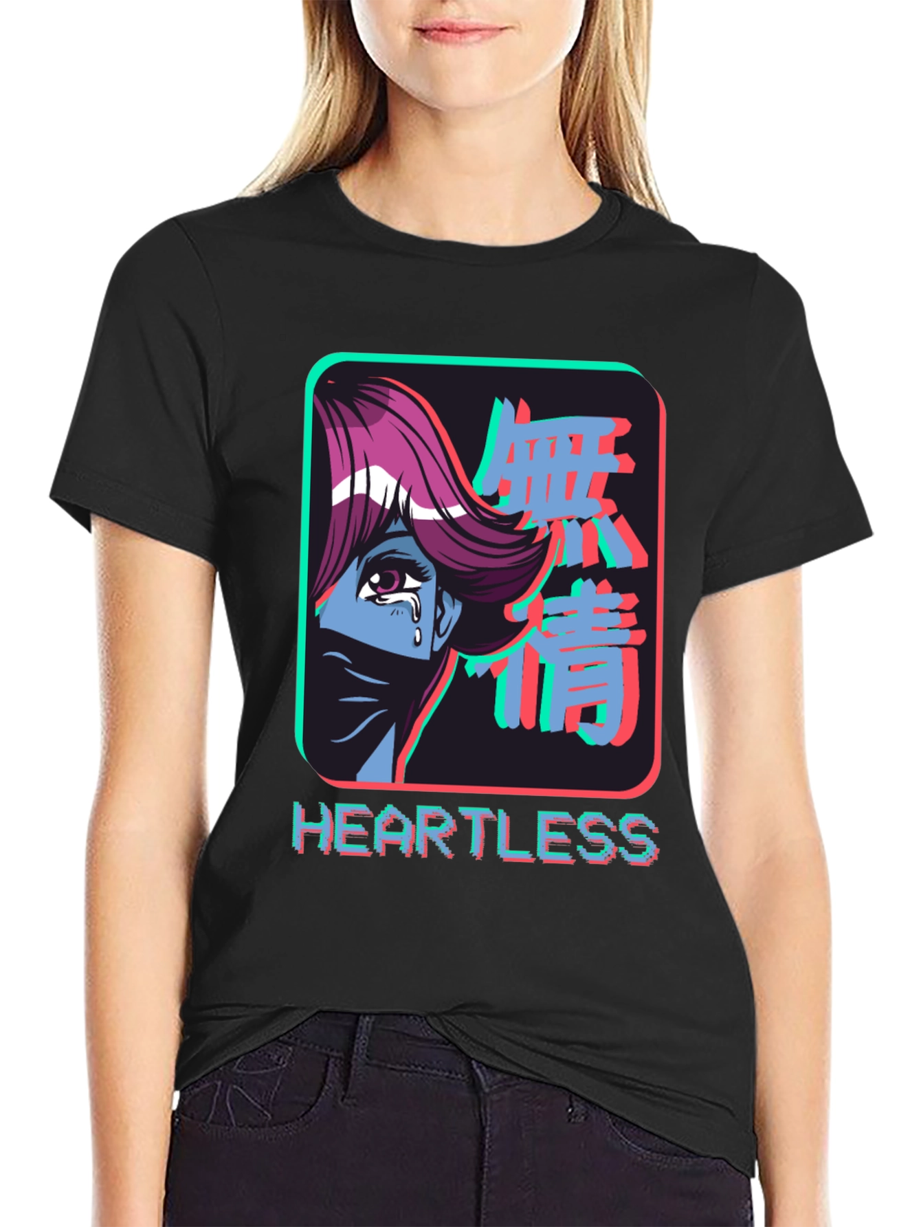 Heartless Anime Graphic T-Shirt