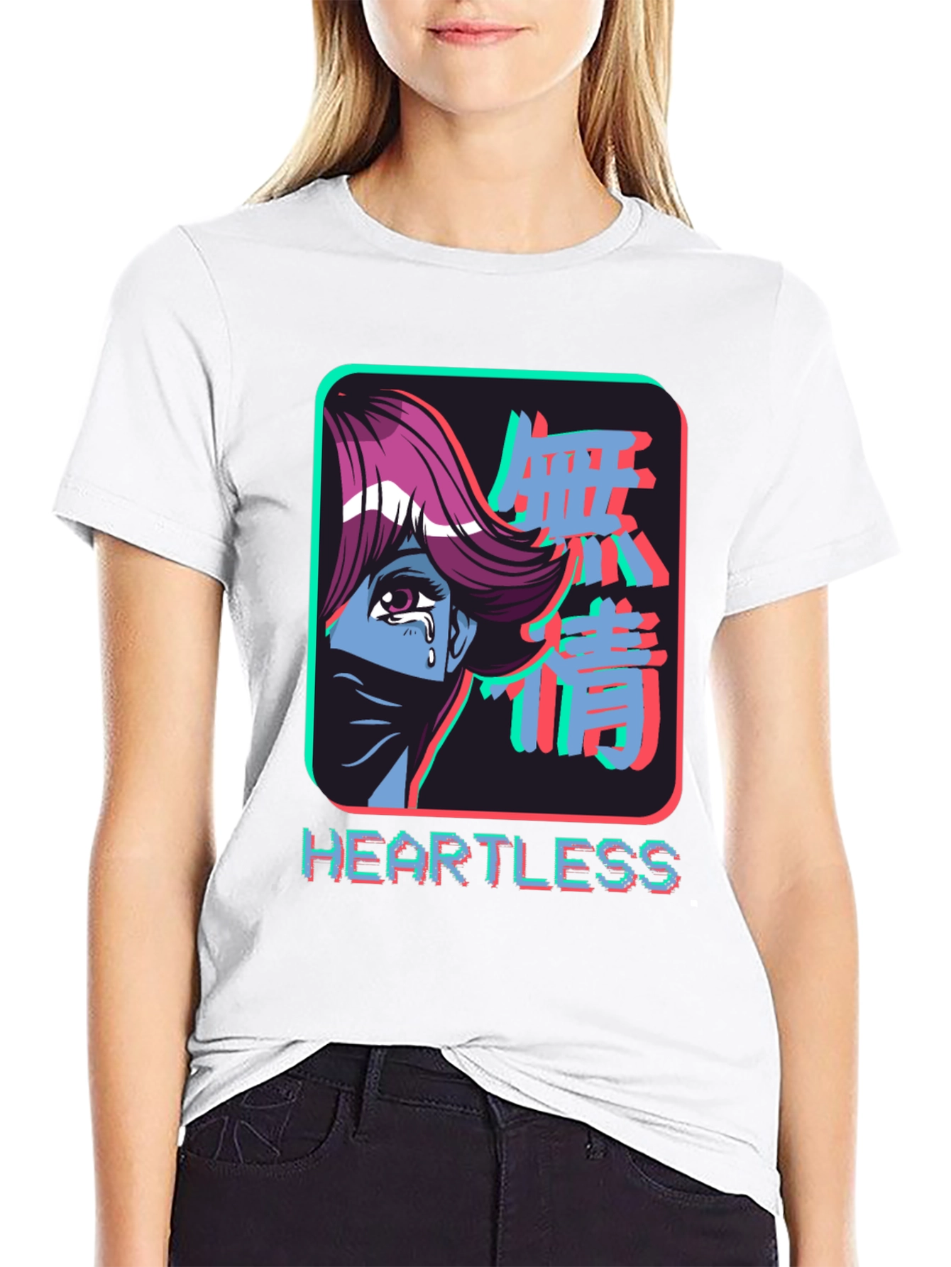 Heartless Anime Graphic T-Shirt